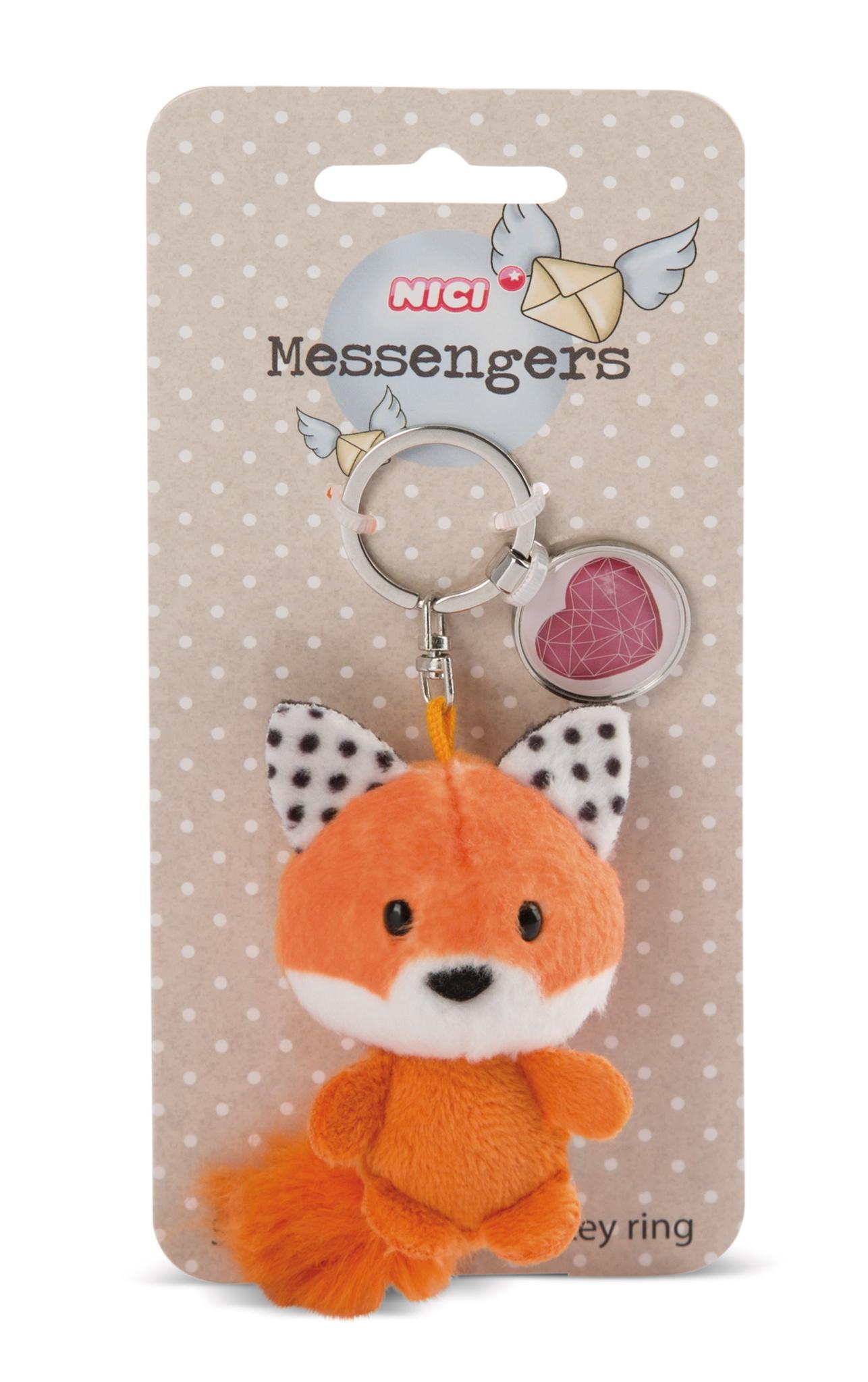 NICI Schlüsselanhänger Fuchs mit Anhänger Herz 7cm