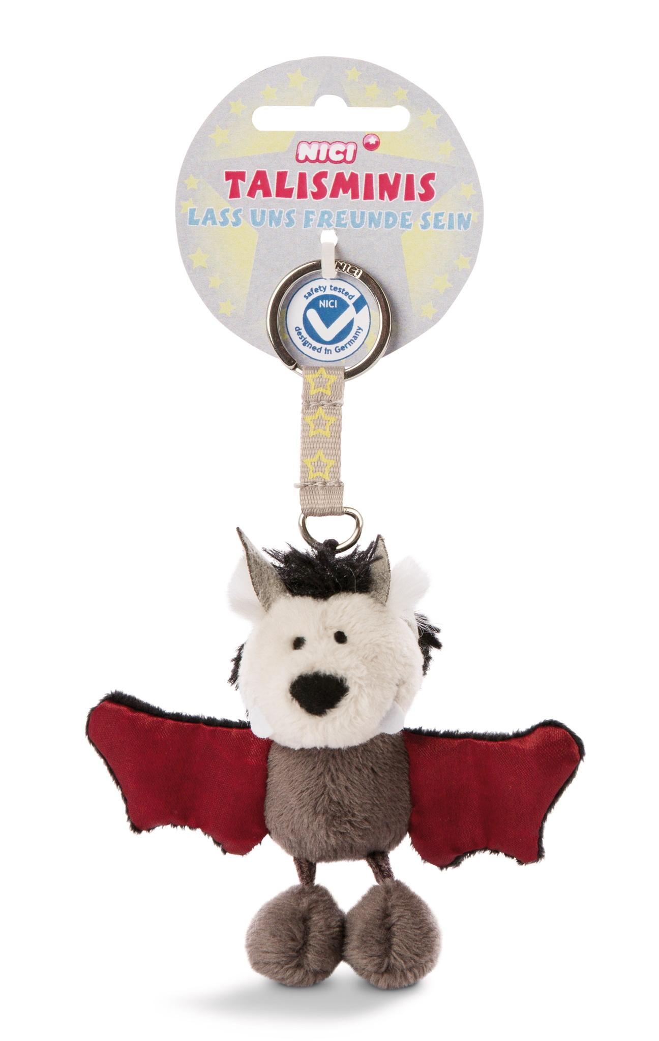 NICI Schlüsselanhänger Fledermaus Talisminis 7cm