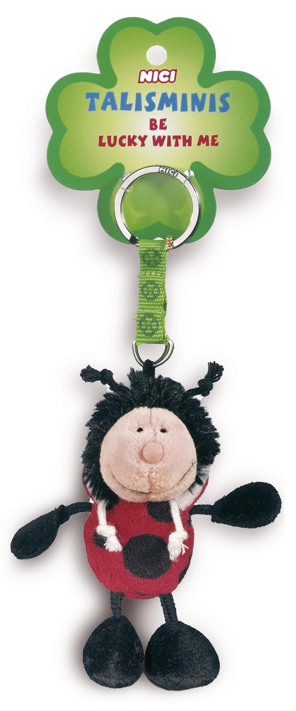 NICI Schlüsselanhänger Talismins Marienkäfer 7cm