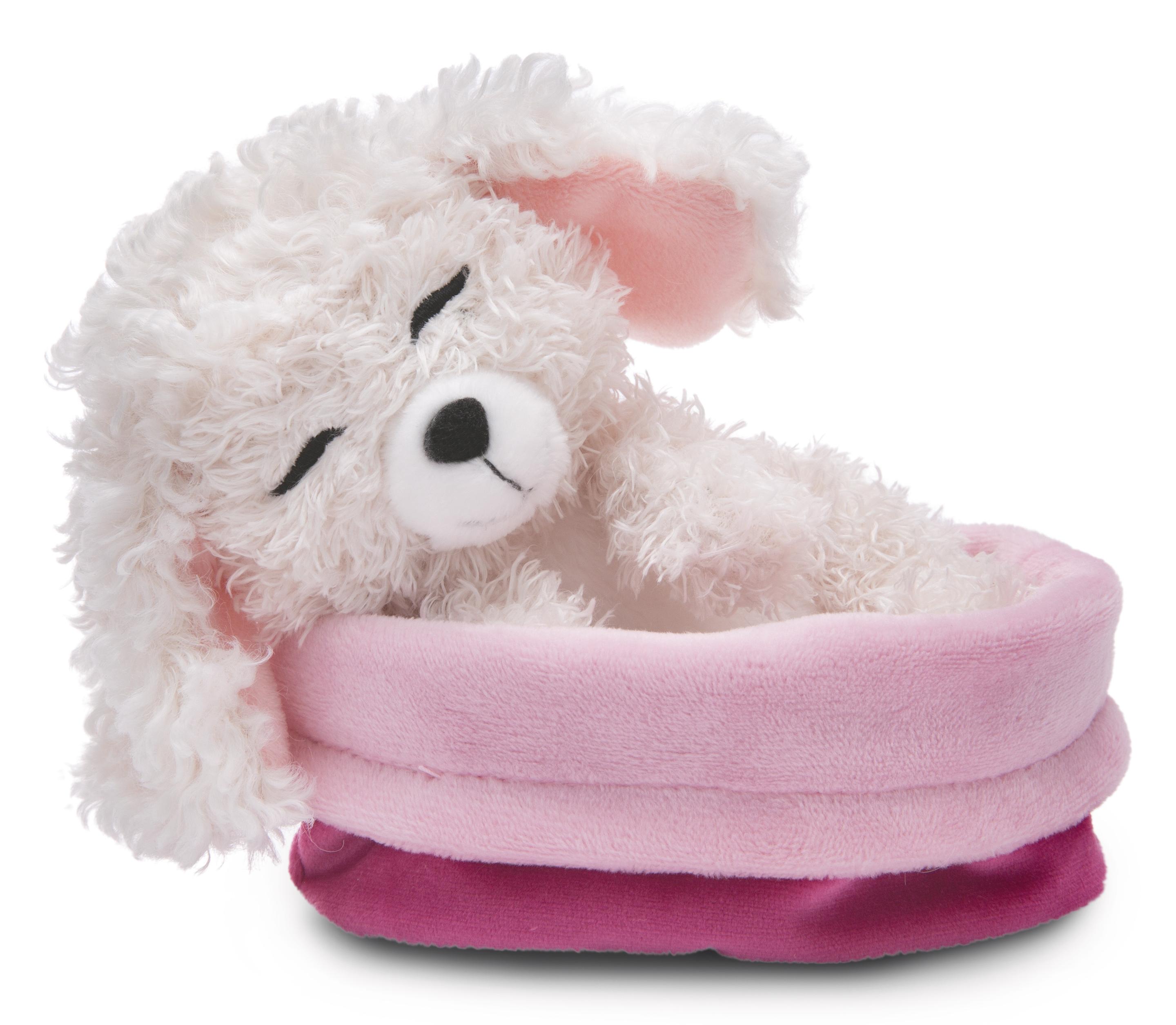 Produktbild NICI Kuscheltier Hund Pudel im Körbchen 12cm GREEN 4 von 6