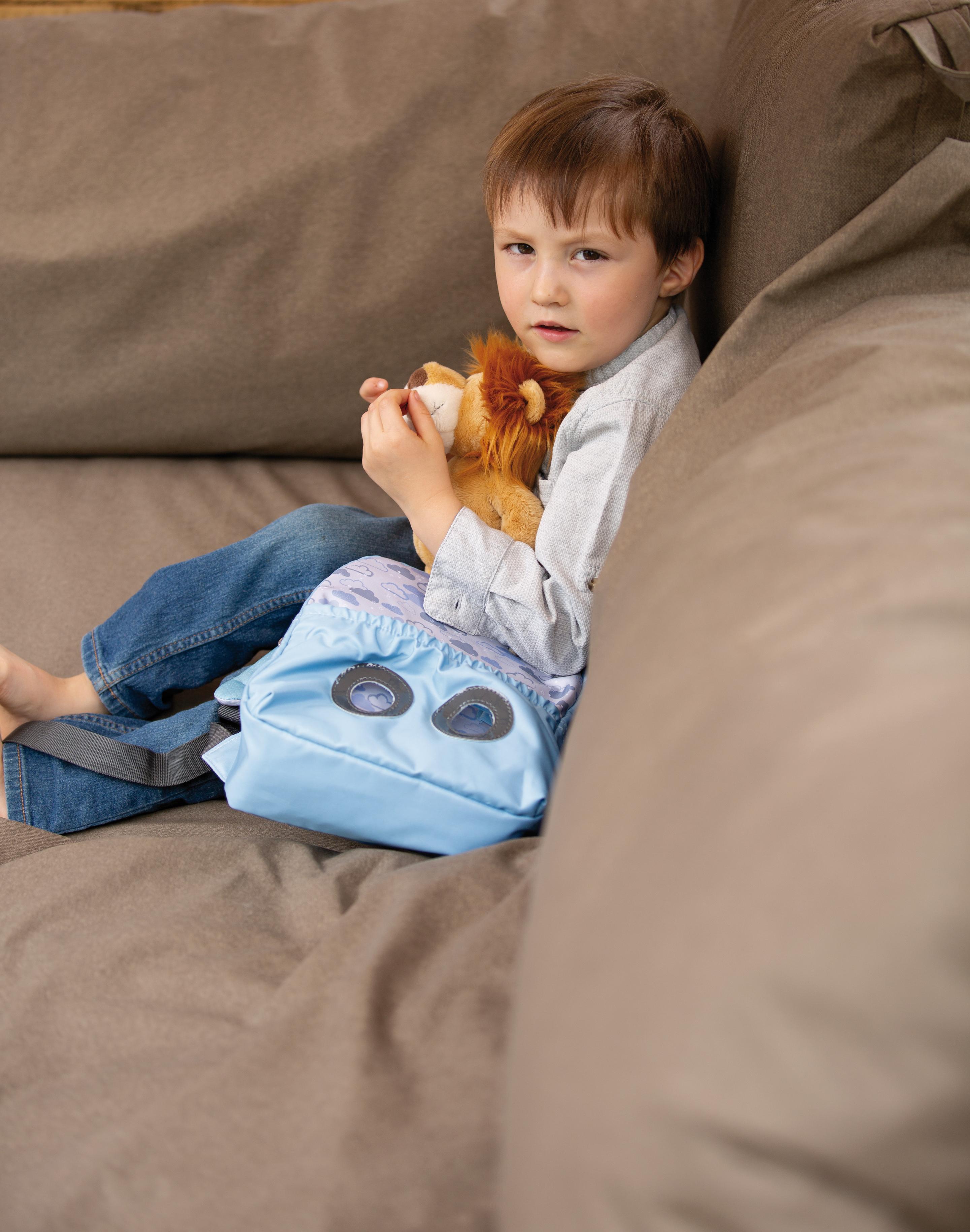 Produktbild NICI Rucksack mit Plüschtier 21x26cm Löwe 25cm 10 von 11