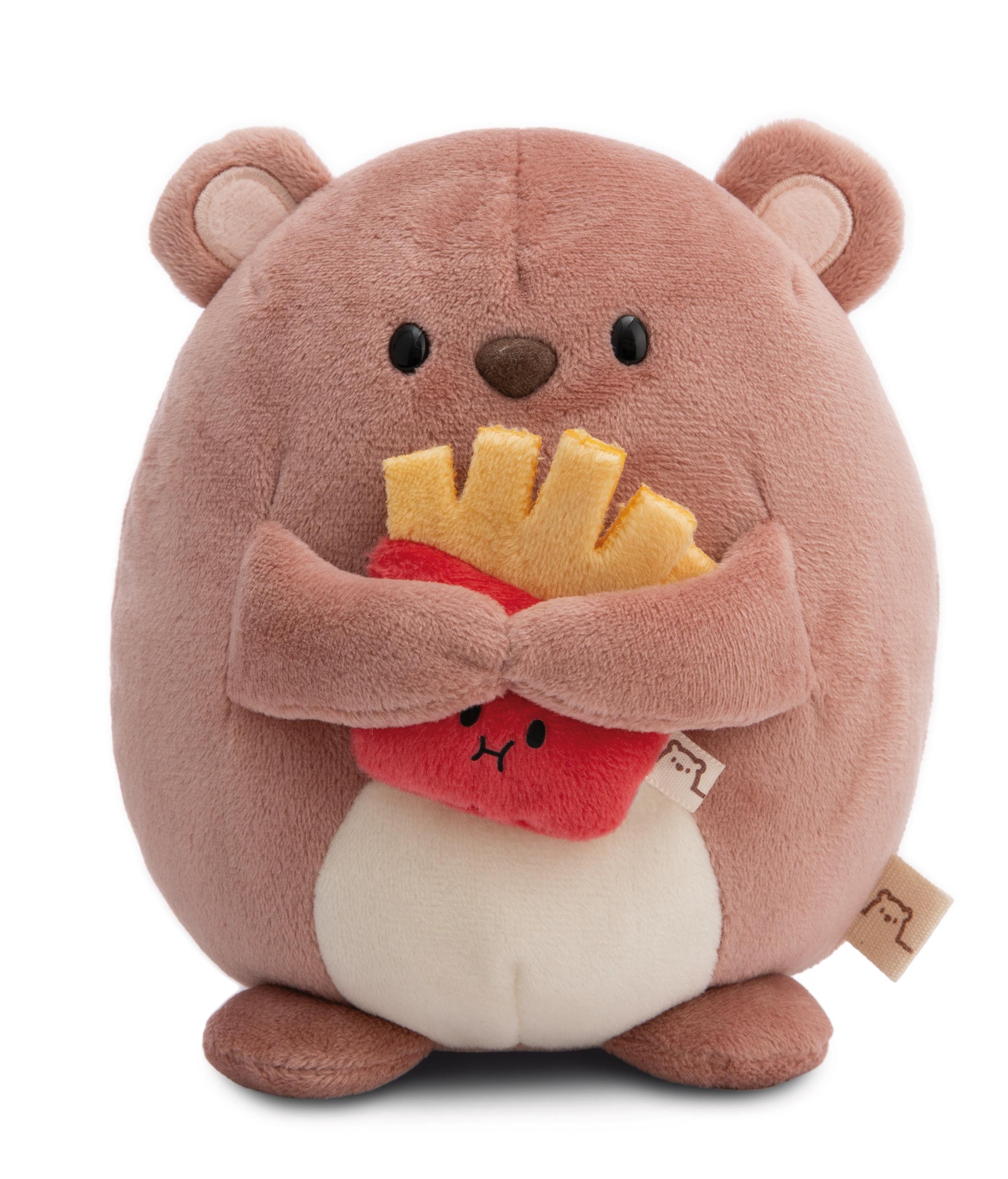 Produktbild NICI Kuscheltier Bär Nomo  mit Pommes 16cm 2 von 7