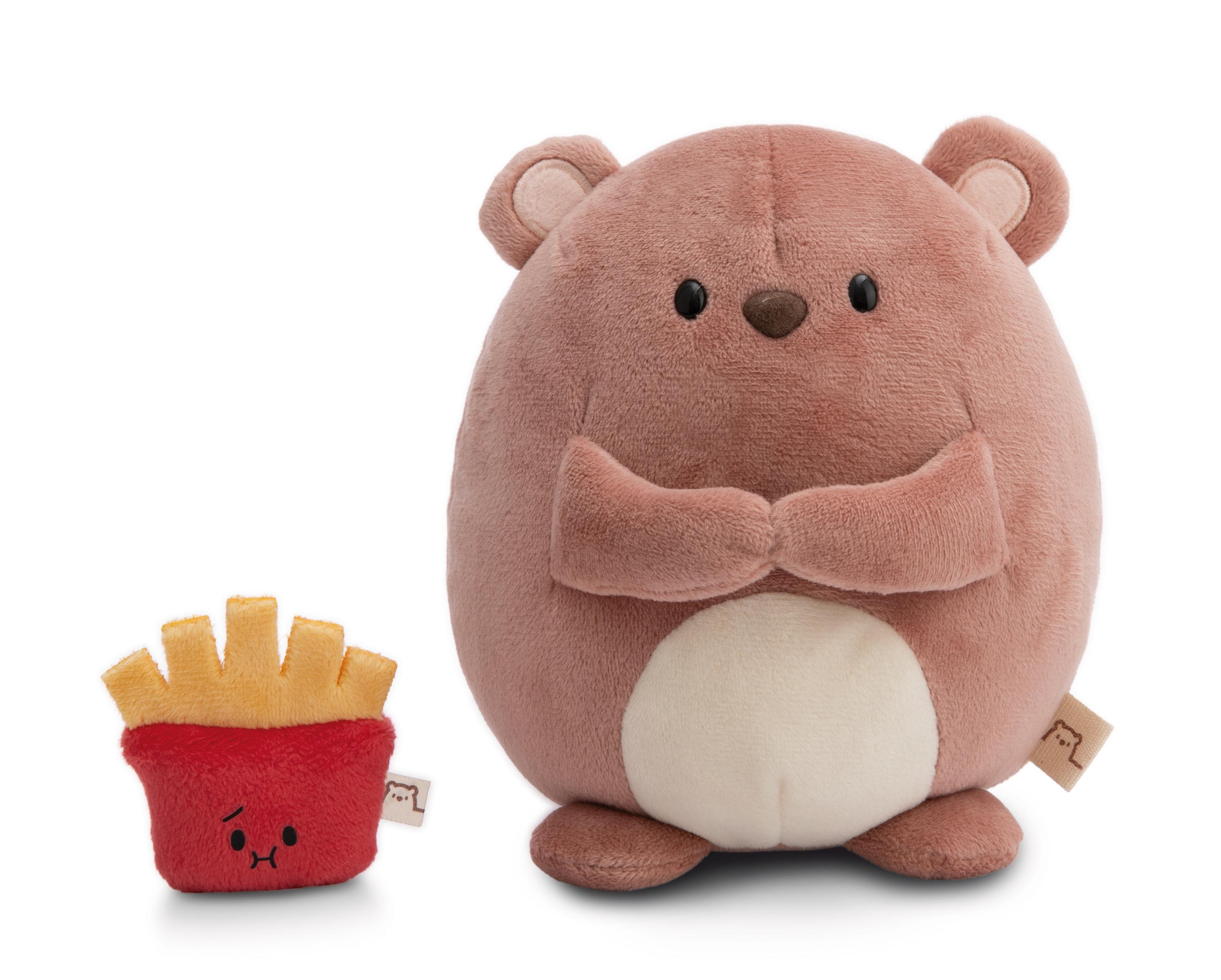 Produktbild NICI Kuscheltier Bär Nomo  mit Pommes 16cm 6 von 7