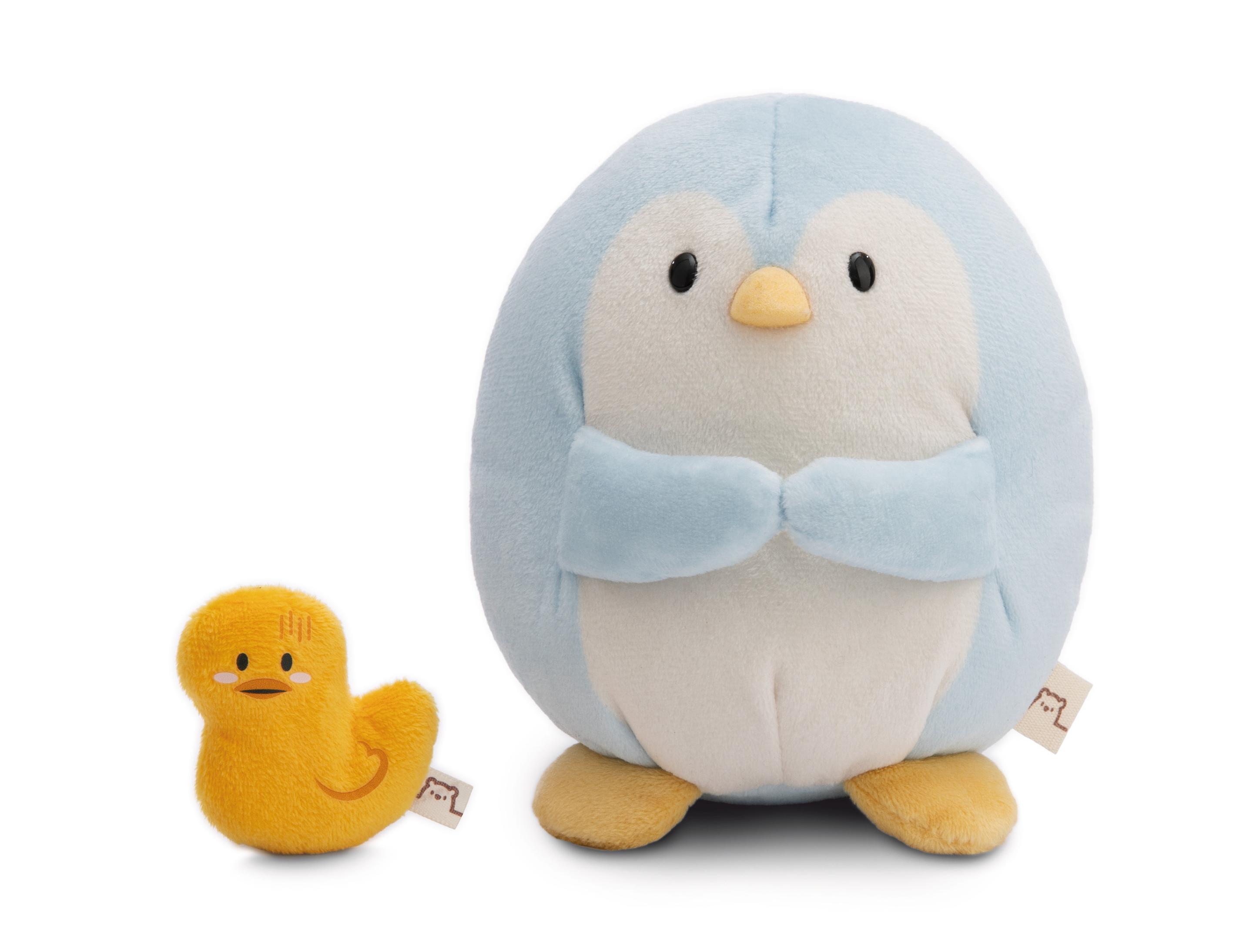 Produktbild NICI Kuscheltier Pinguin Waddle mit Ente 16cm 3 von 7