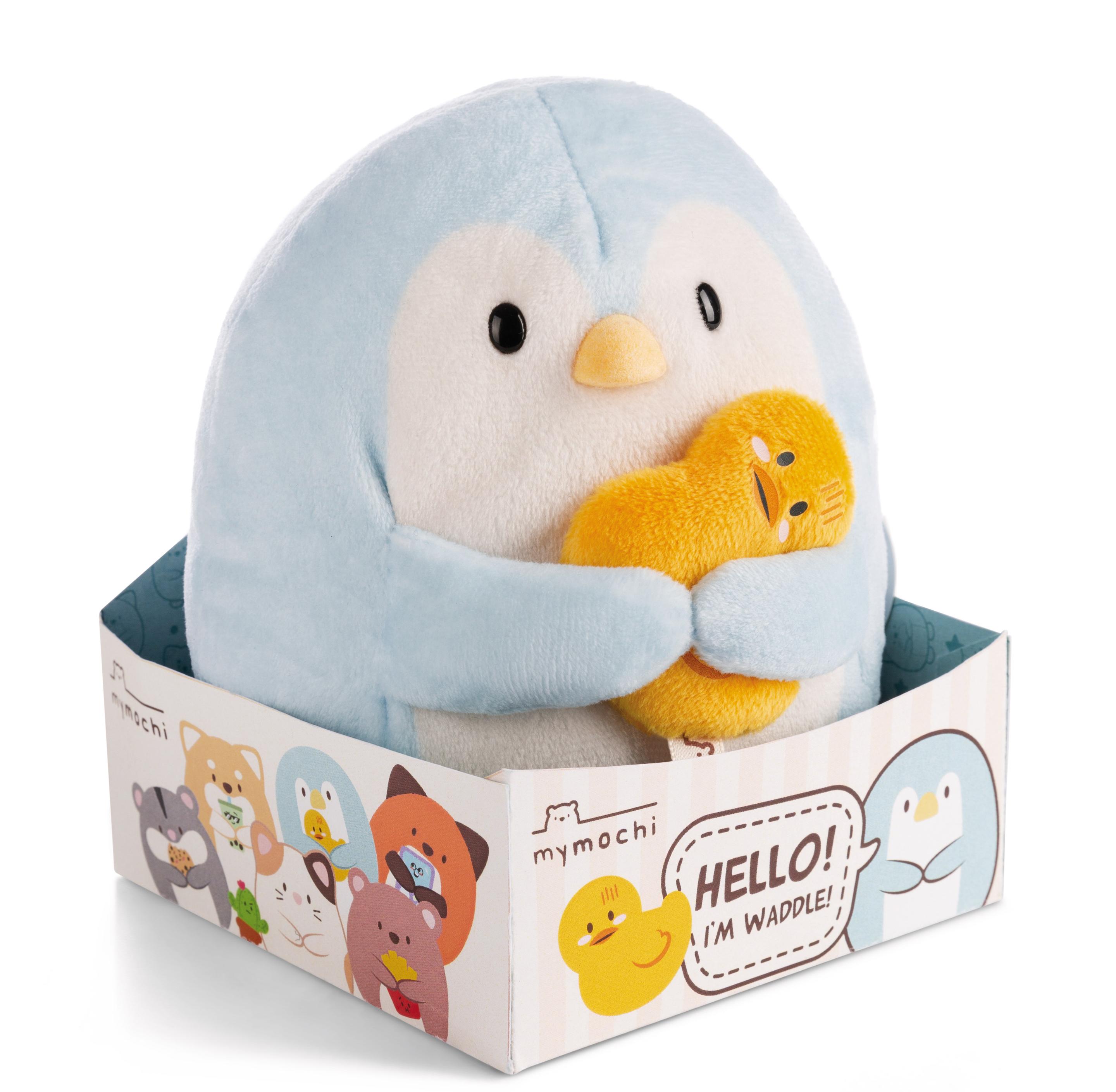 Produktbild NICI Kuscheltier Pinguin Waddle mit Ente 16cm 5 von 7