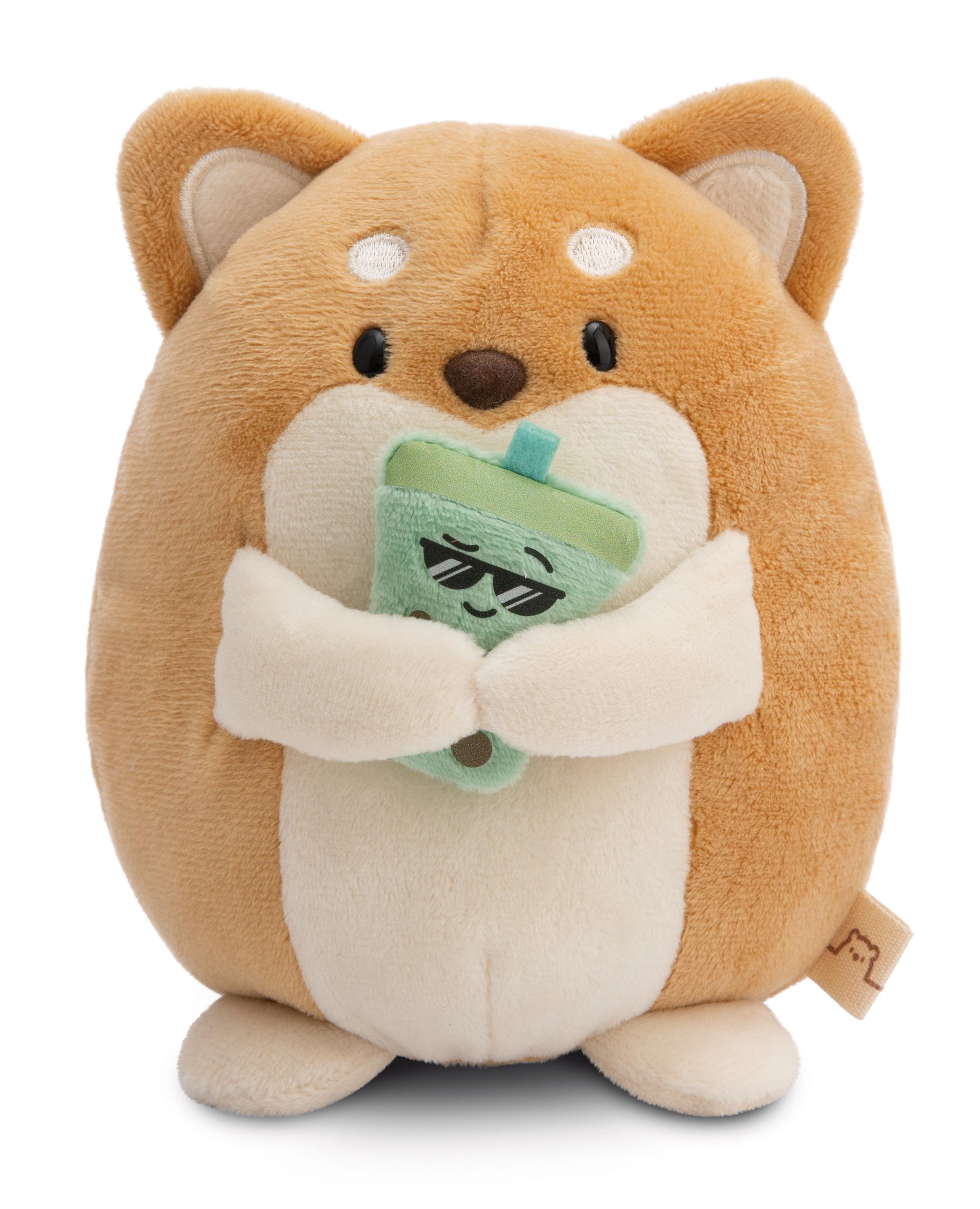 Produktbild NICI Kuscheltier Hund Hiro mit Bubble Tee 16cm 3 von 7