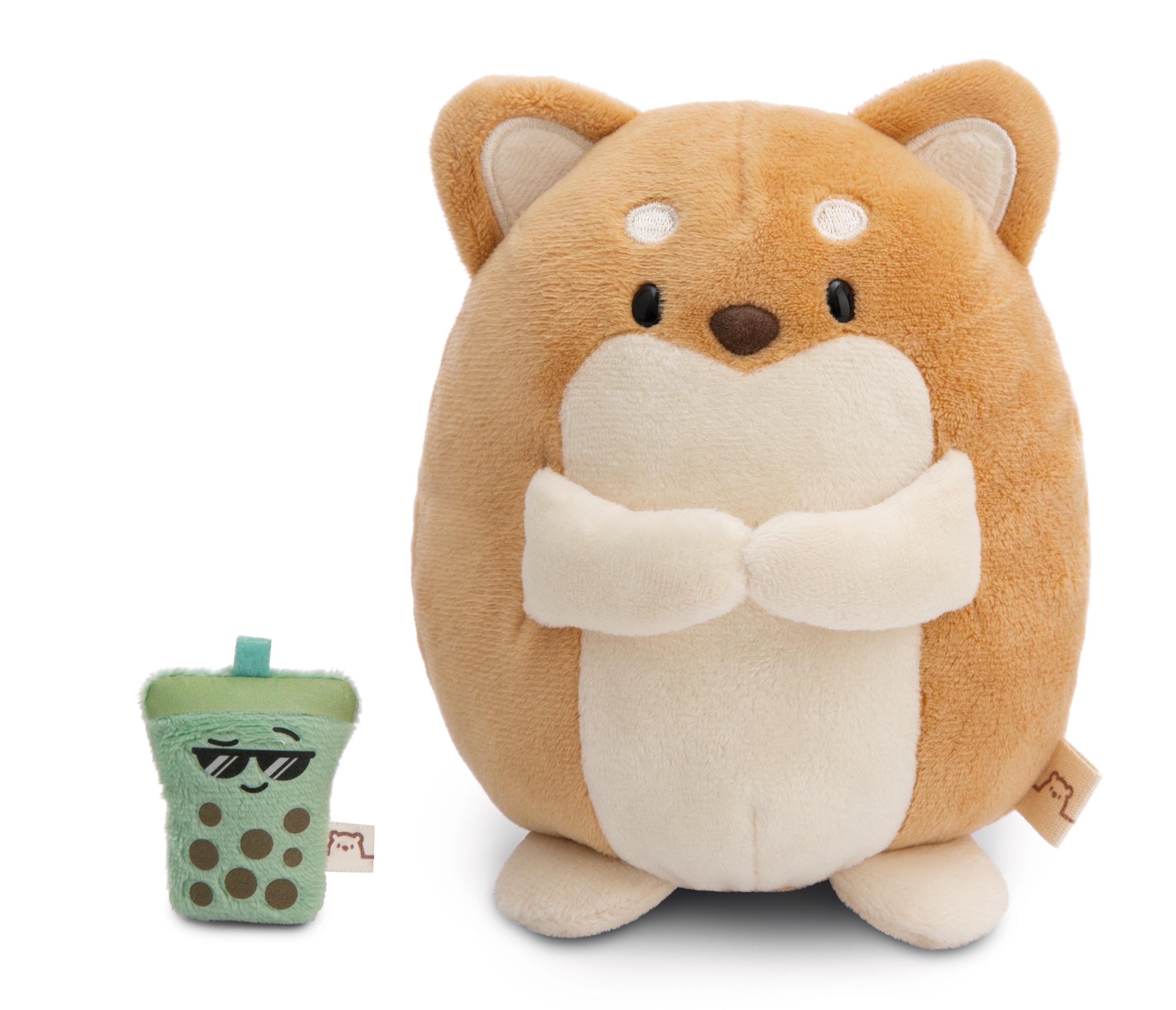 Produktbild NICI Kuscheltier Hund Hiro mit Bubble Tee 16cm 2 von 7