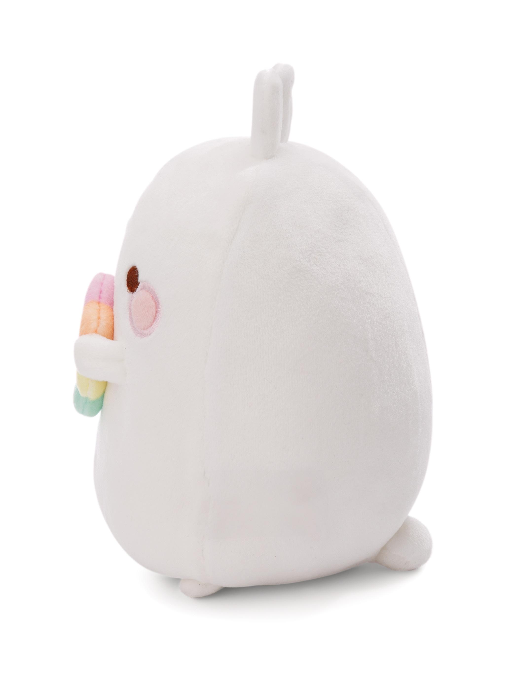Produktbild NICI Kuscheltier Molang mit Regenbogenblume 24cm 5 von 7