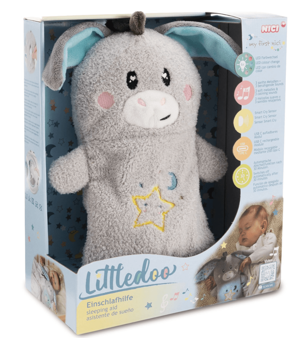 Produktbild NICI 61614 Baby Einschlafhilfe Esel Littledoo in Geschenkbox 8 von 11
