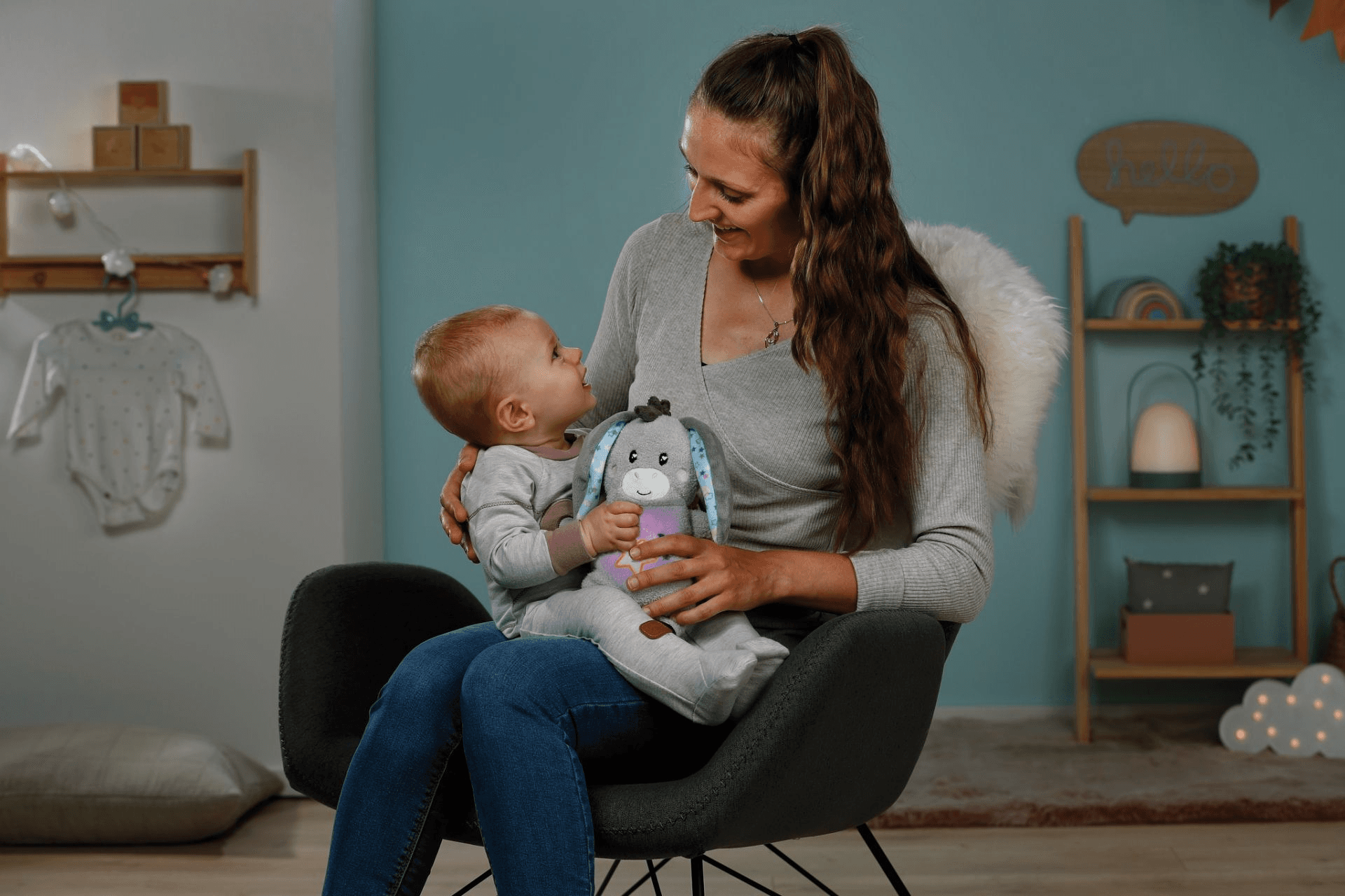 Produktbild NICI 61614 Baby Einschlafhilfe Esel Littledoo in Geschenkbox 2 von 11