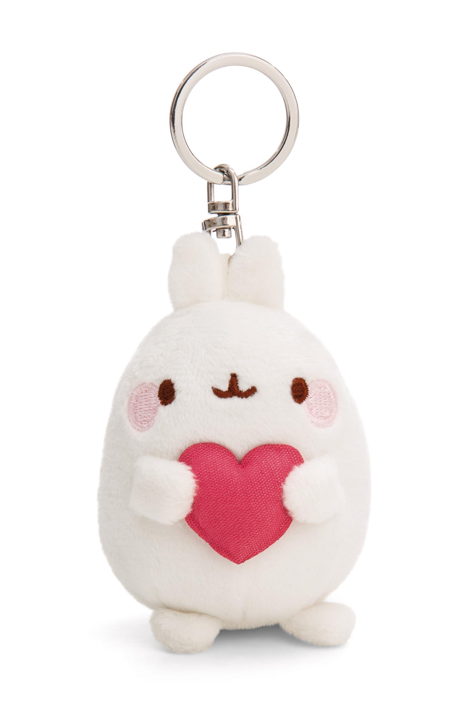 NICI Schlüsselanhänger MOLANG mit Herz 8cm