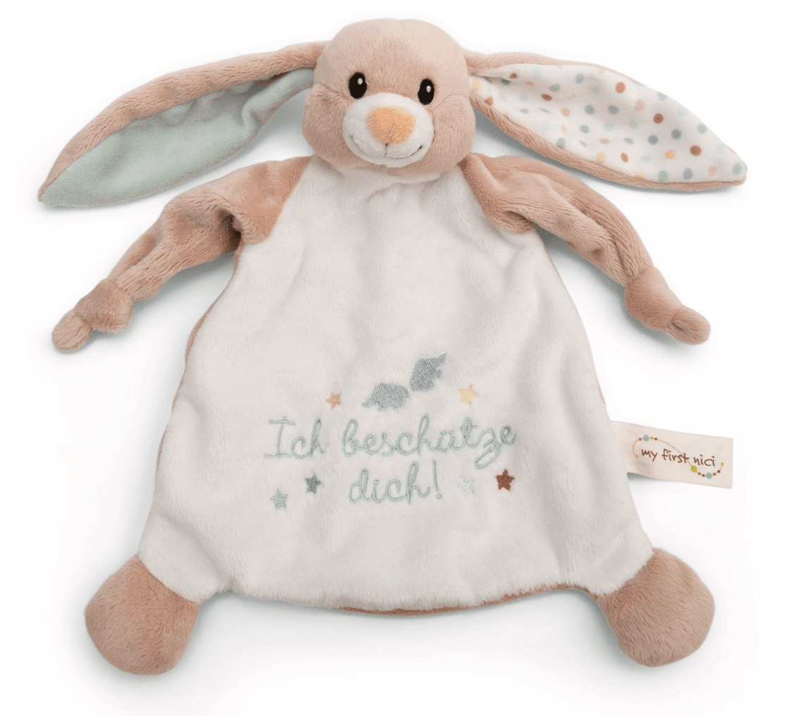 NICI 61880 Schmusetuch Hase Fjella "Ich beschütze dich"