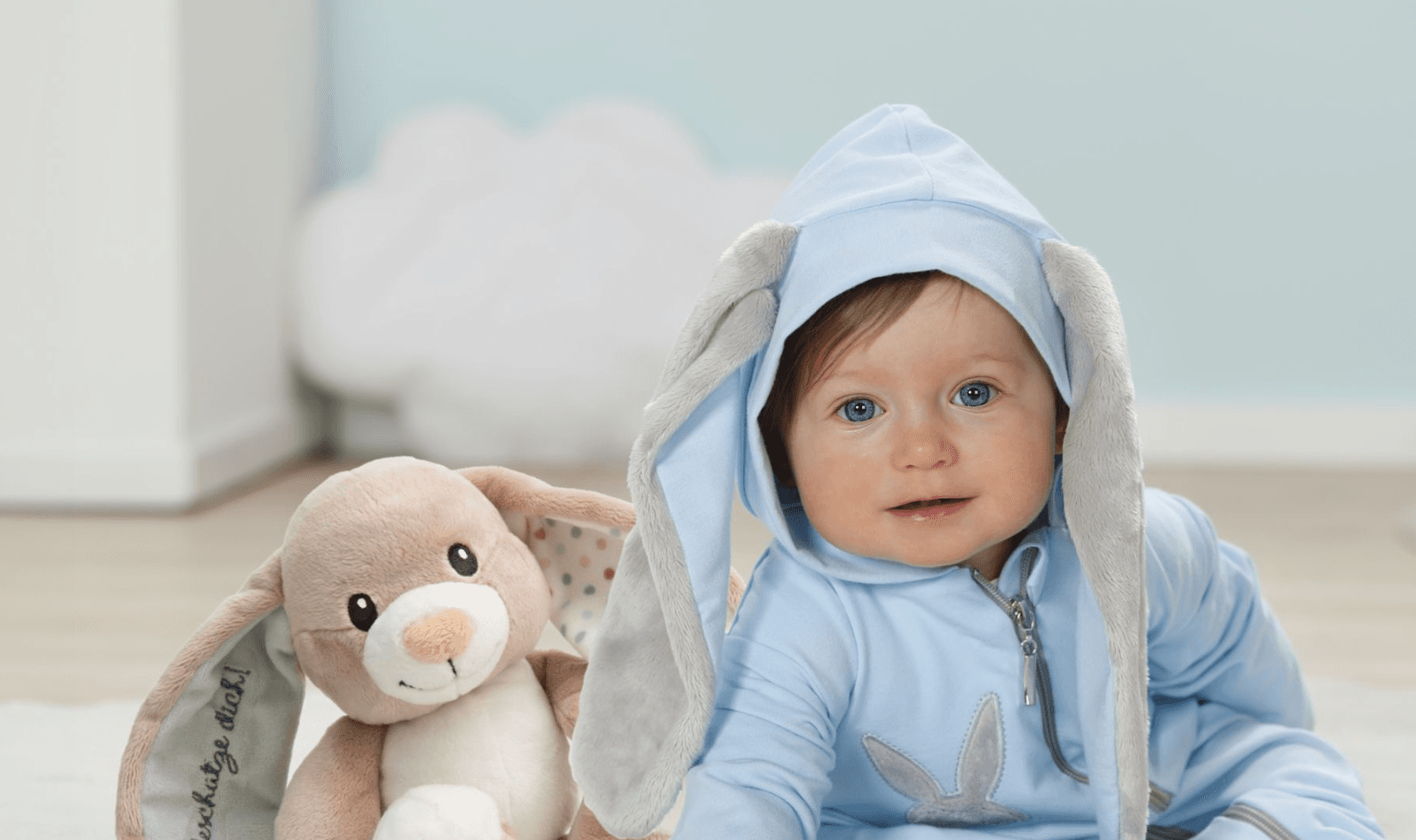 Produktbild NICI 61881 Kuscheltier Hase Fjella "Ich beschütze dich" 4 von 6