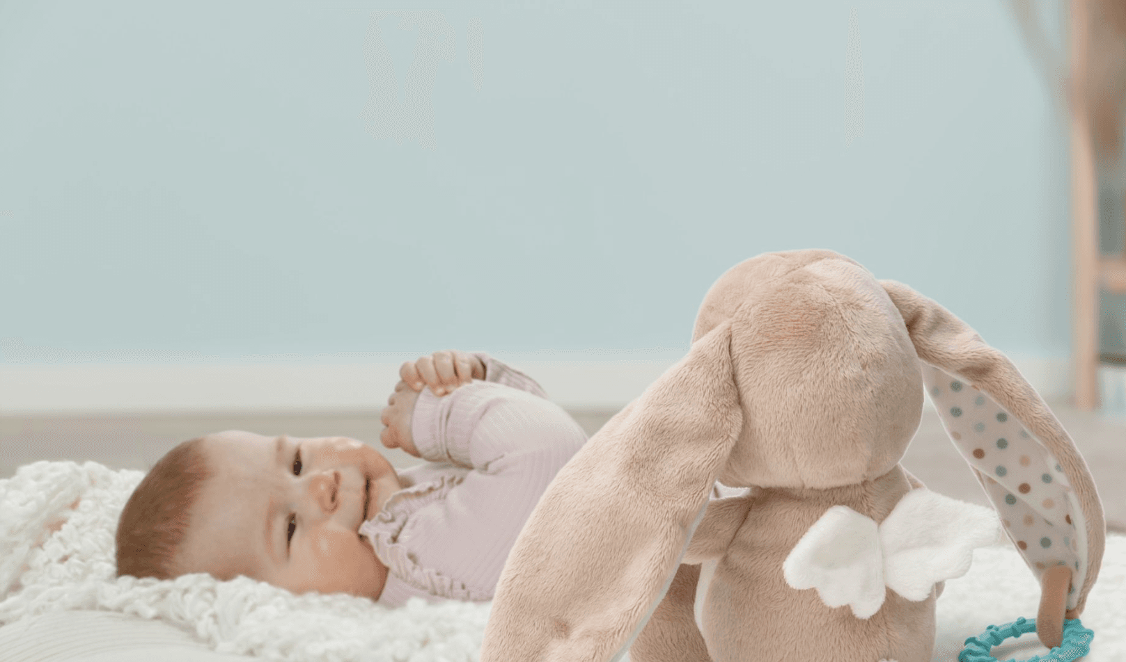 Produktbild NICI 61881 Kuscheltier Hase Fjella "Ich beschütze dich" 3 von 6