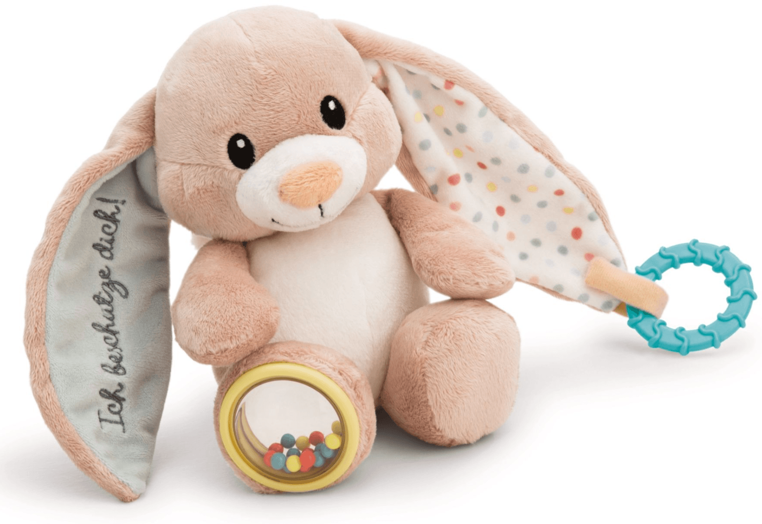 NICI 61883 Activity Kuscheltier Hase Fjella "Ich beschütze dich"