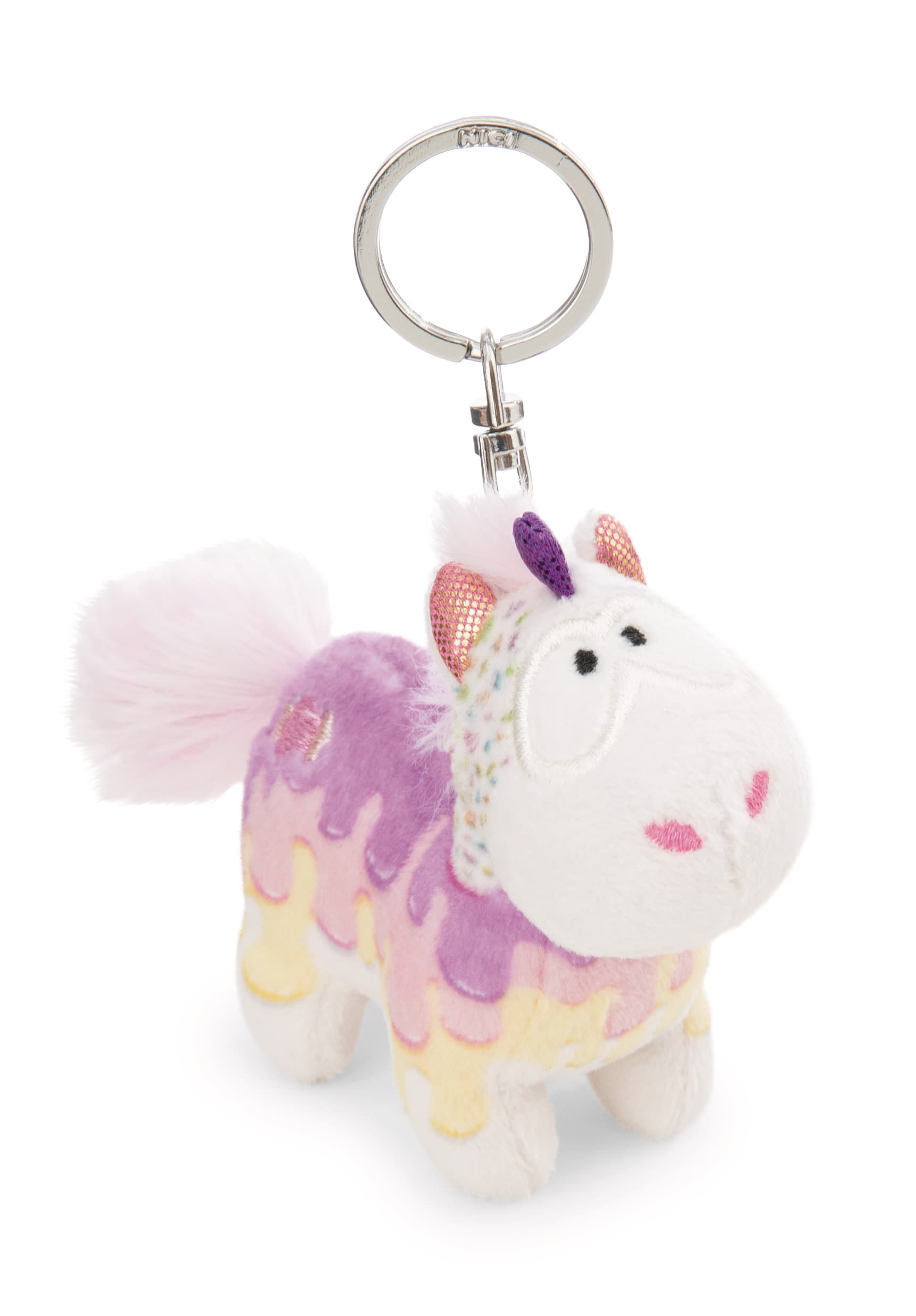 NICI Schlüsselanhänger Einhorn Sweety Rainbow 10cm GREEN