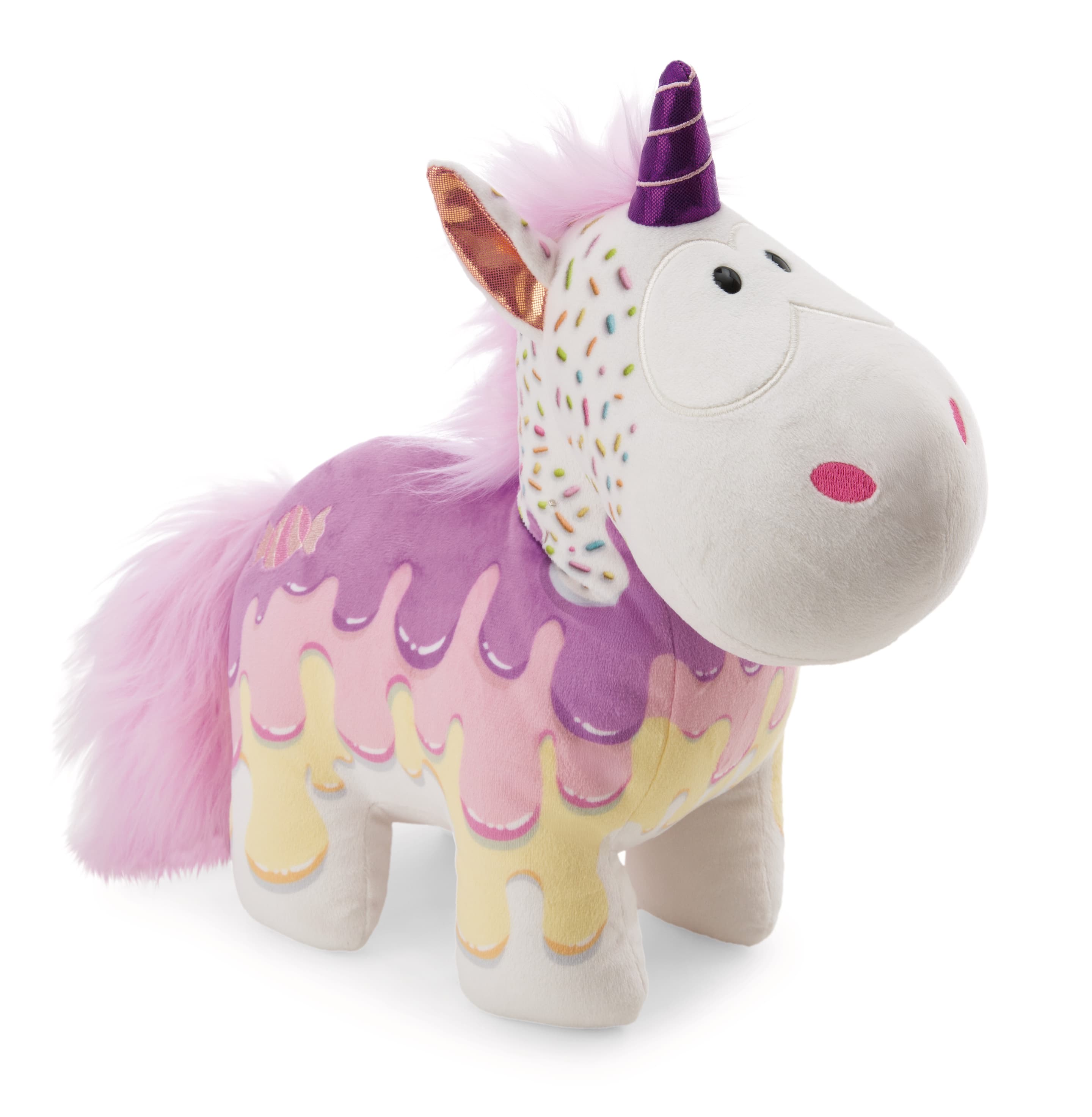 NICI Theodor&Friends Kuscheltier Einhorn Sweety Rainbow stehend 32cm GREEN