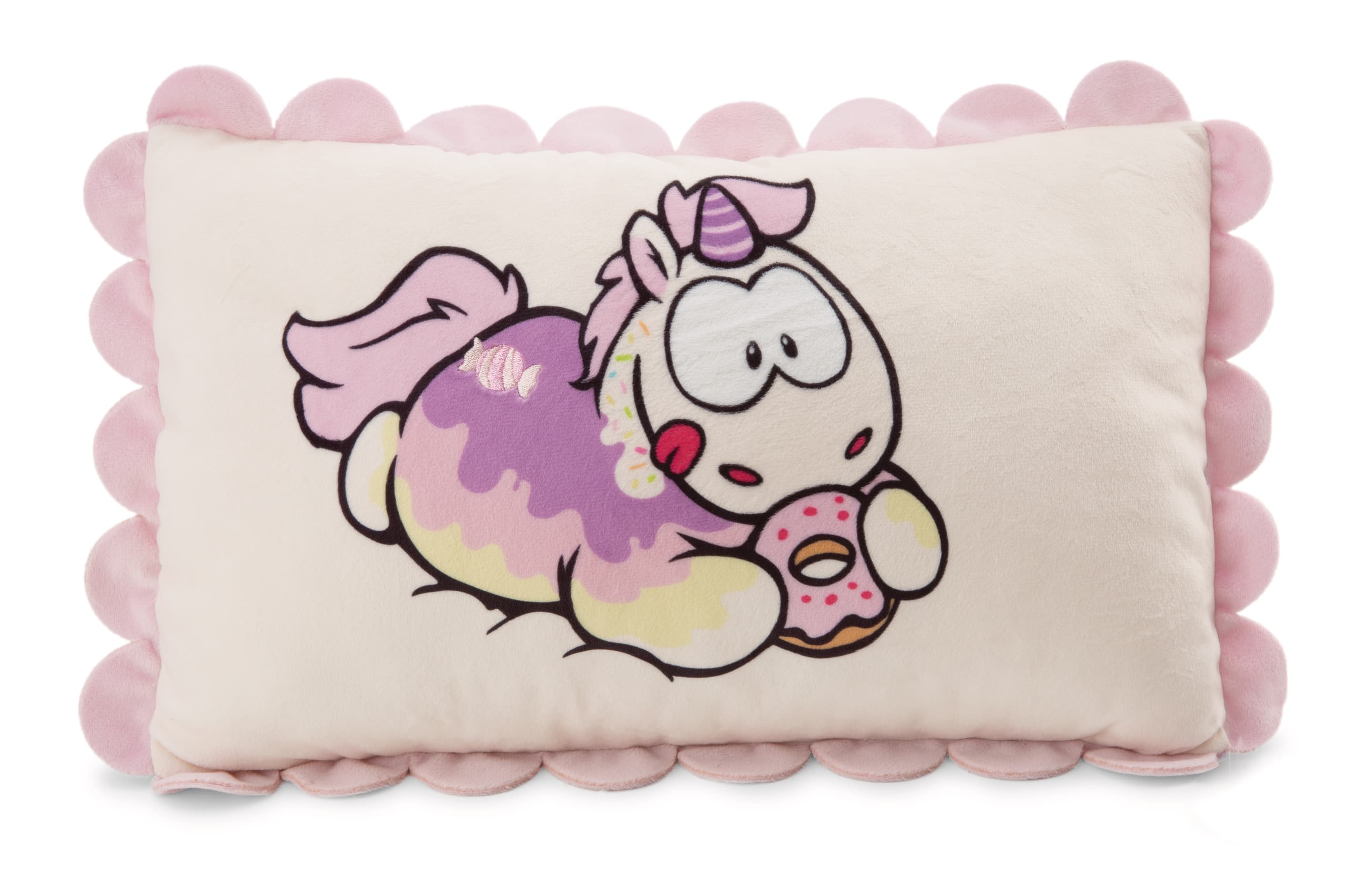 NICI Kissen Einhorn Sweety Rainbow 43x25cm GREEN