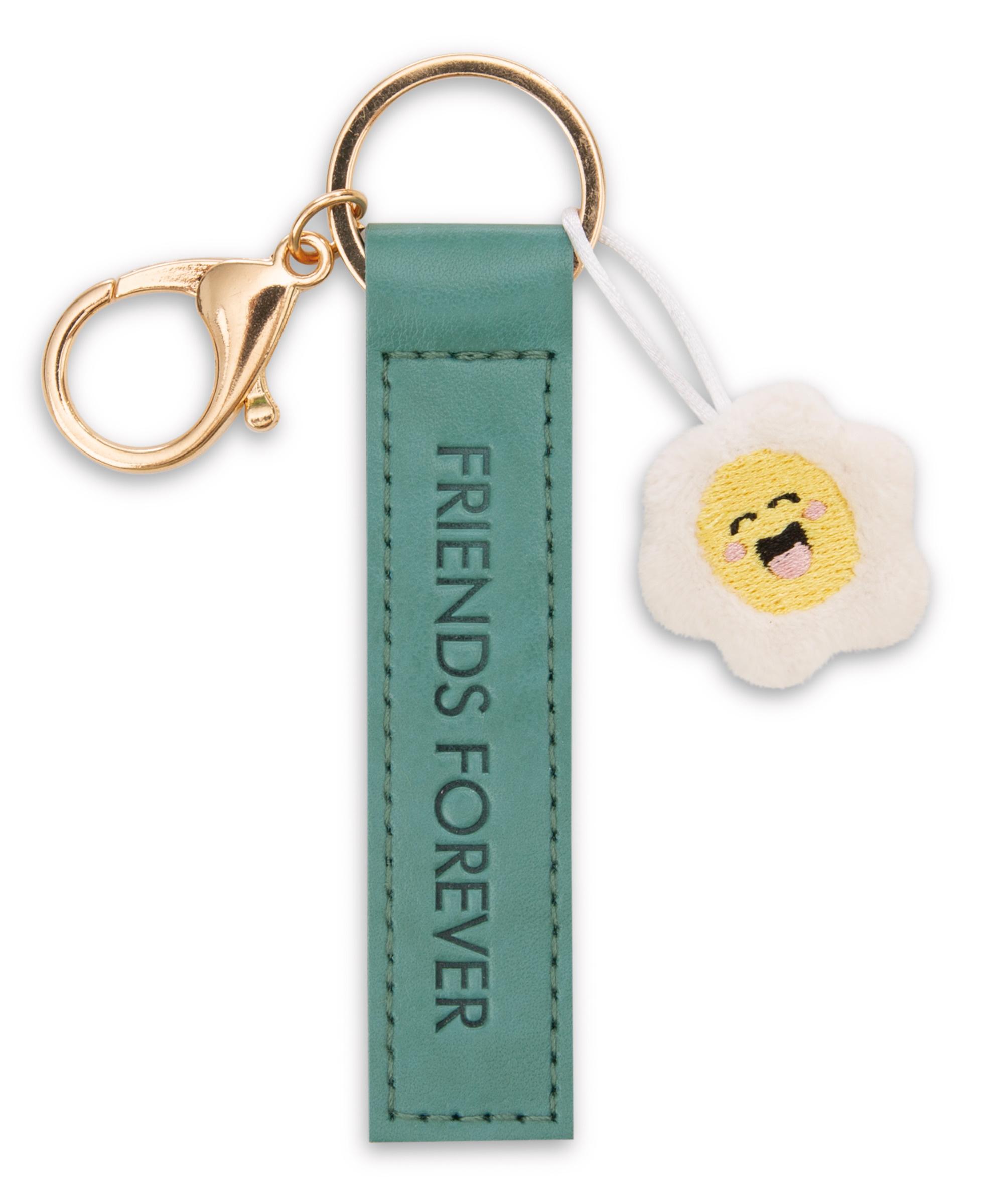 NICI Schlüsselanhänger »Friends Forever« Kunstlederband grün 10cm