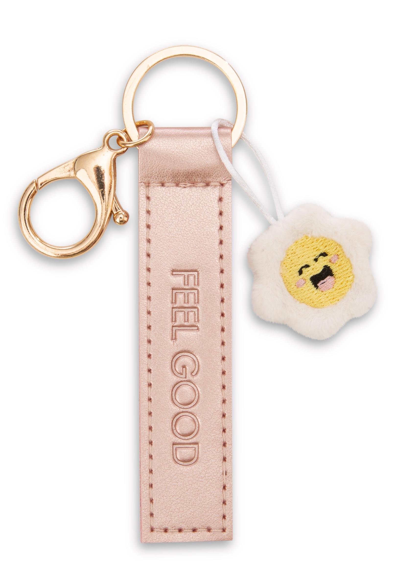 NICI Schlüsselanhänger »Feel good« Kunstlederband roségold 10cm