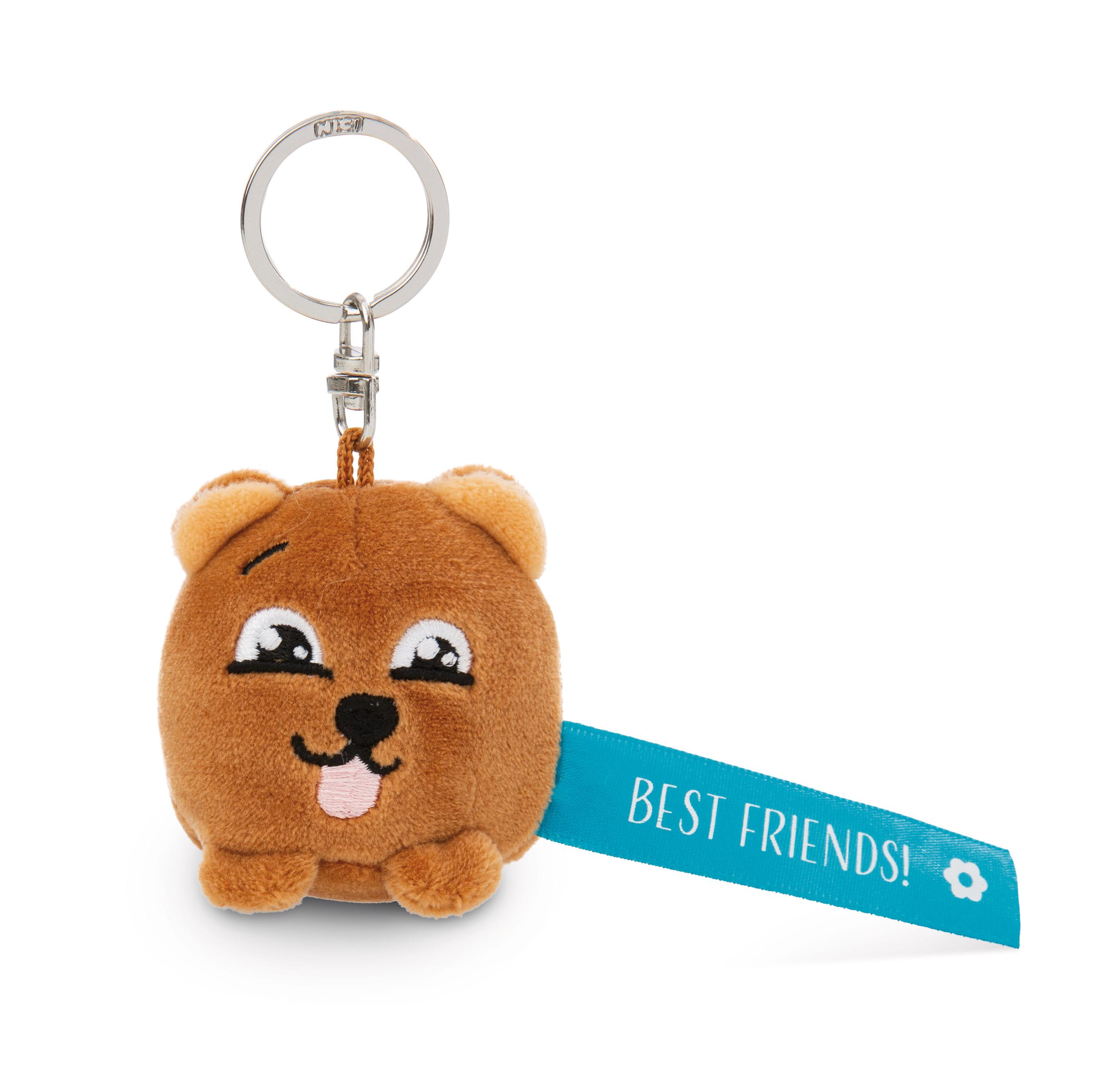 NICI Schlüsselanhänger Bär »Best Friends!“ blau 5cm