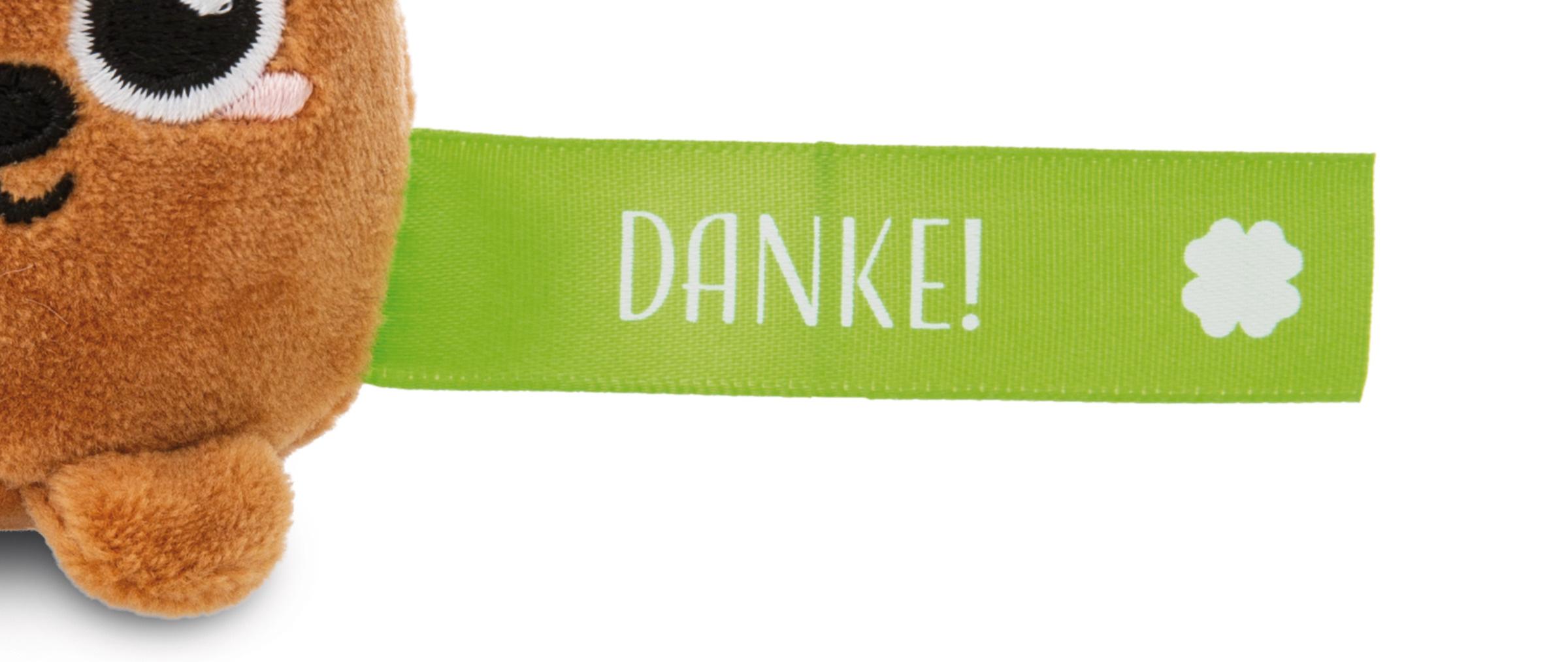 Produktbild NICI Schlüsselanhänger Bär „Danke!“ grün 5cm 4 von 4