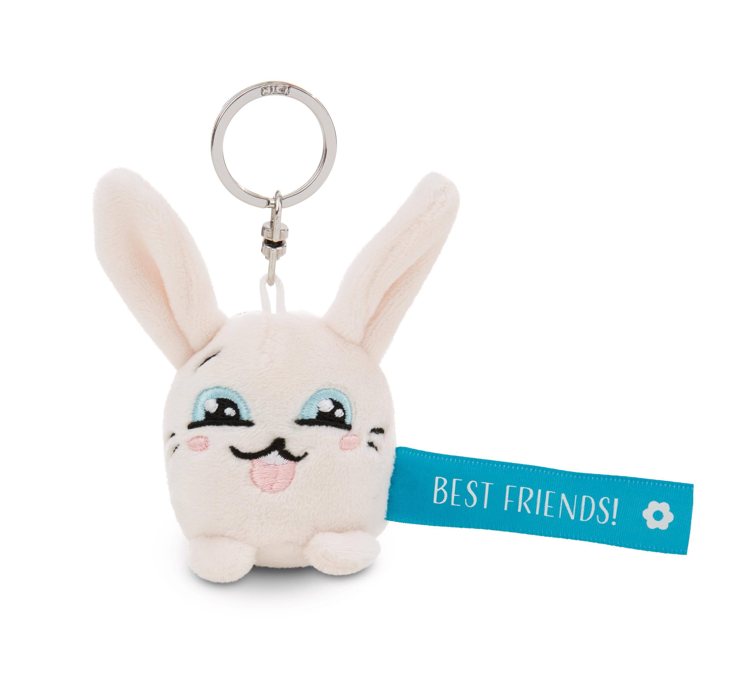 NICI Schlüsselanhänger Hase »Best Friends!« blau 5cm