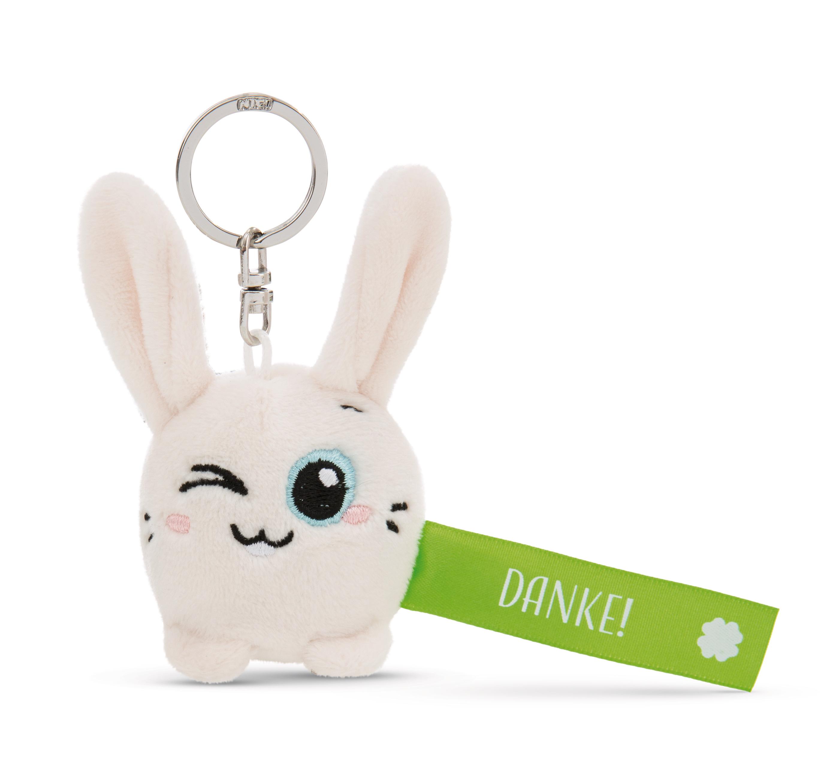 NICI Schlüsselanhänger Hase »Danke!« grün 5cm