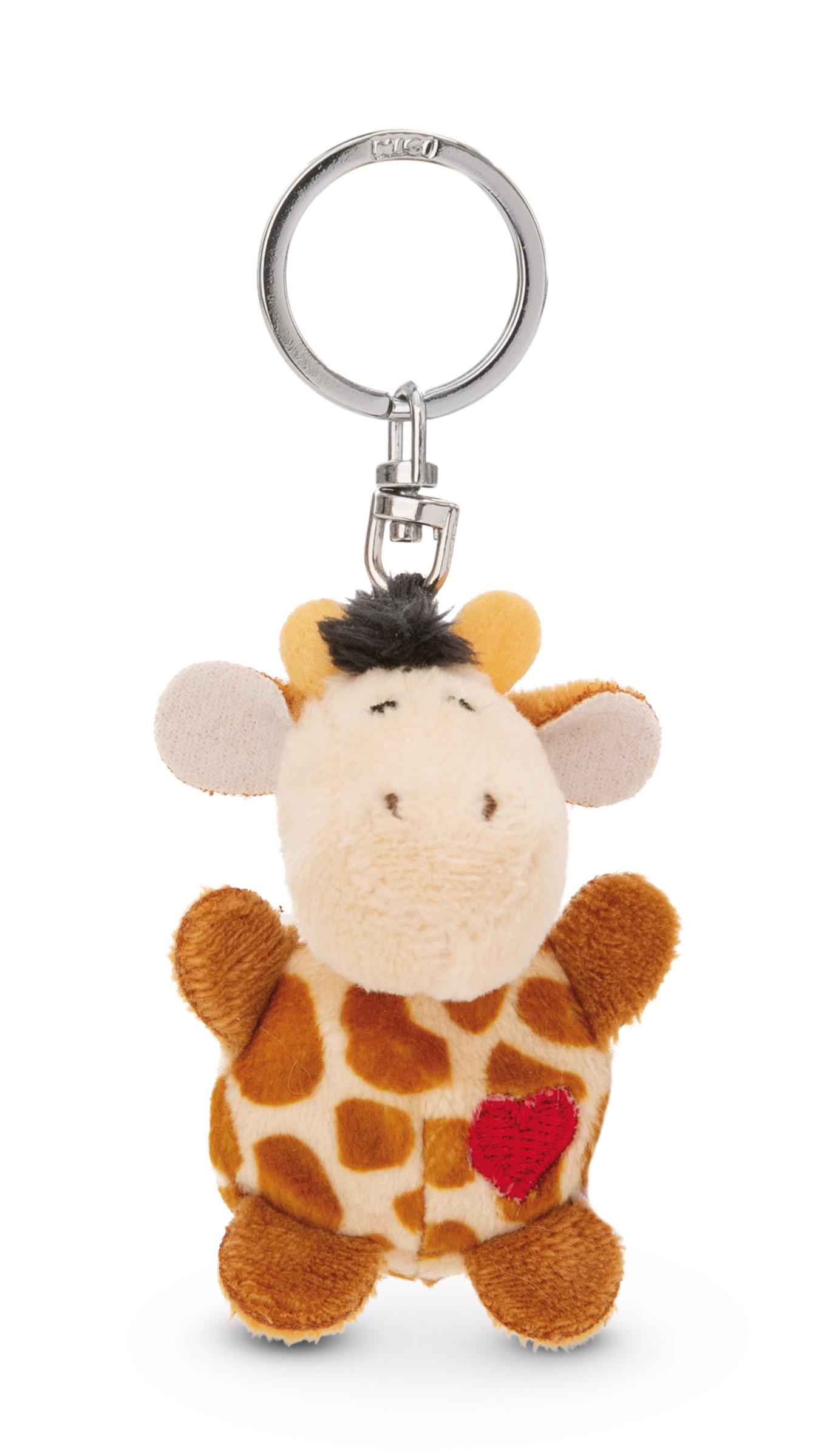 NICI Schlüsselanhänger Giraffe mit Herz 5cm
