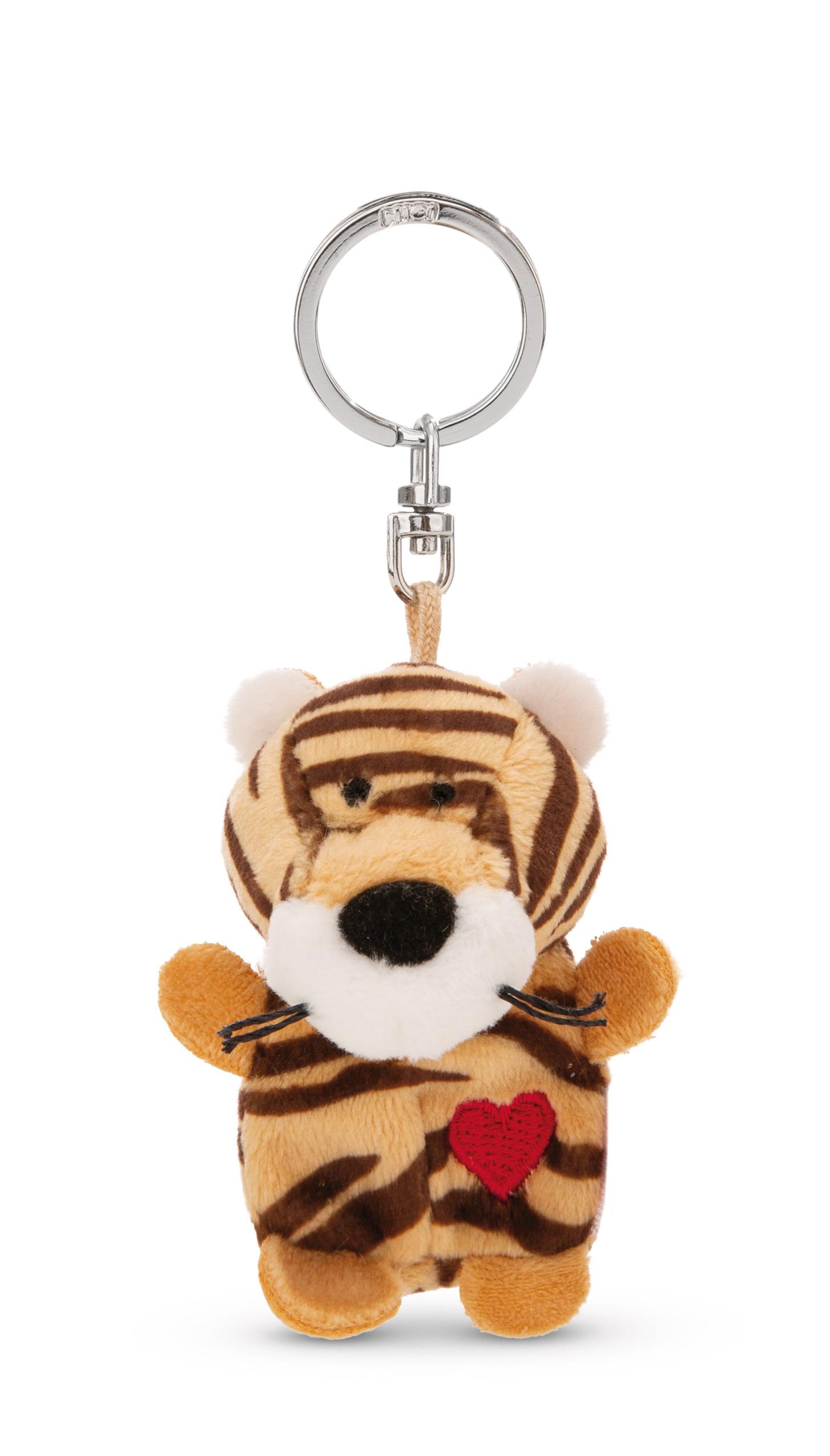 NICI Schlüsselanhänger Tiger mit Herz 5cm
