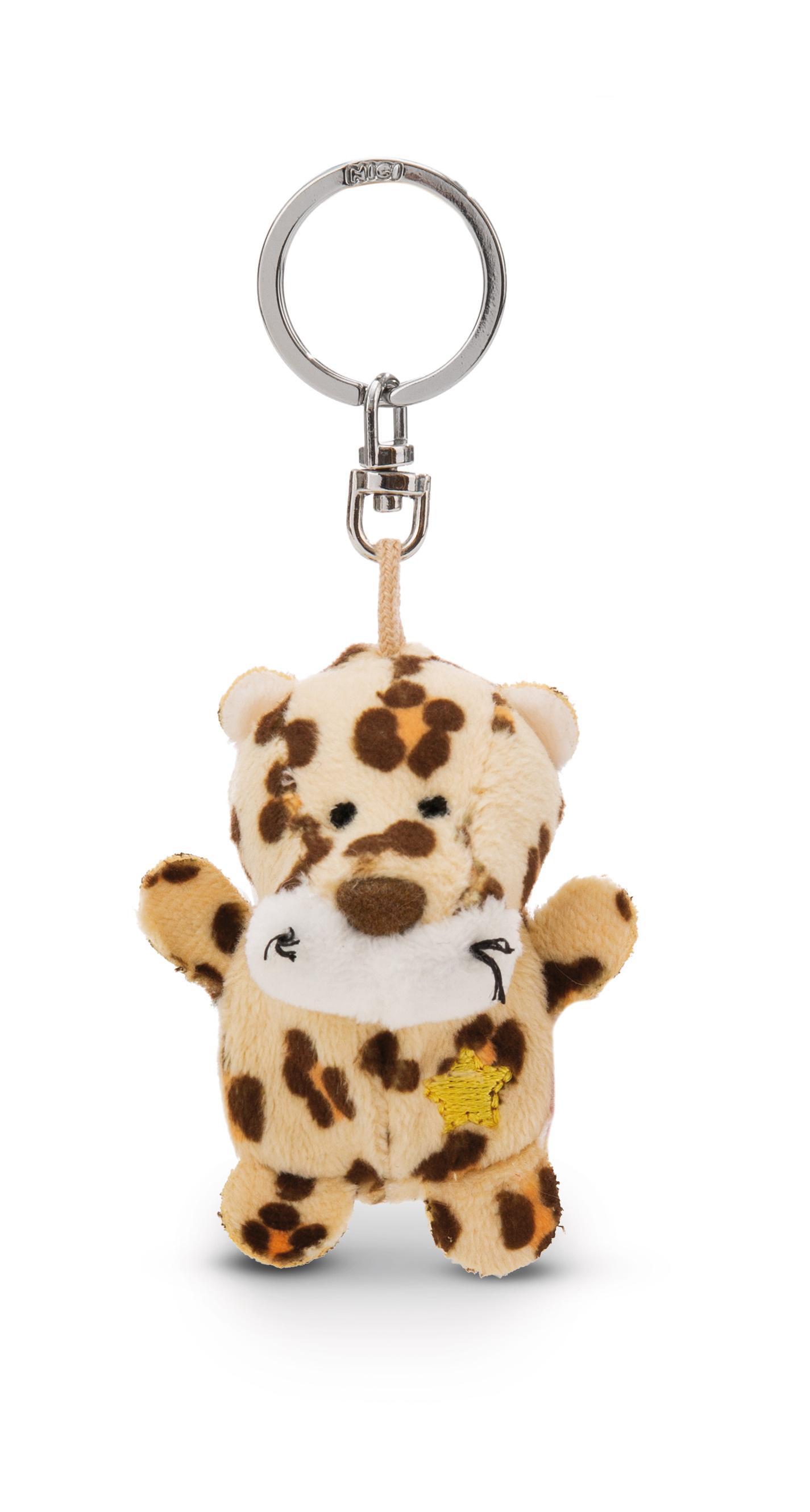 NICI Schlüsselanhänger Leopard mit Stern 5cm