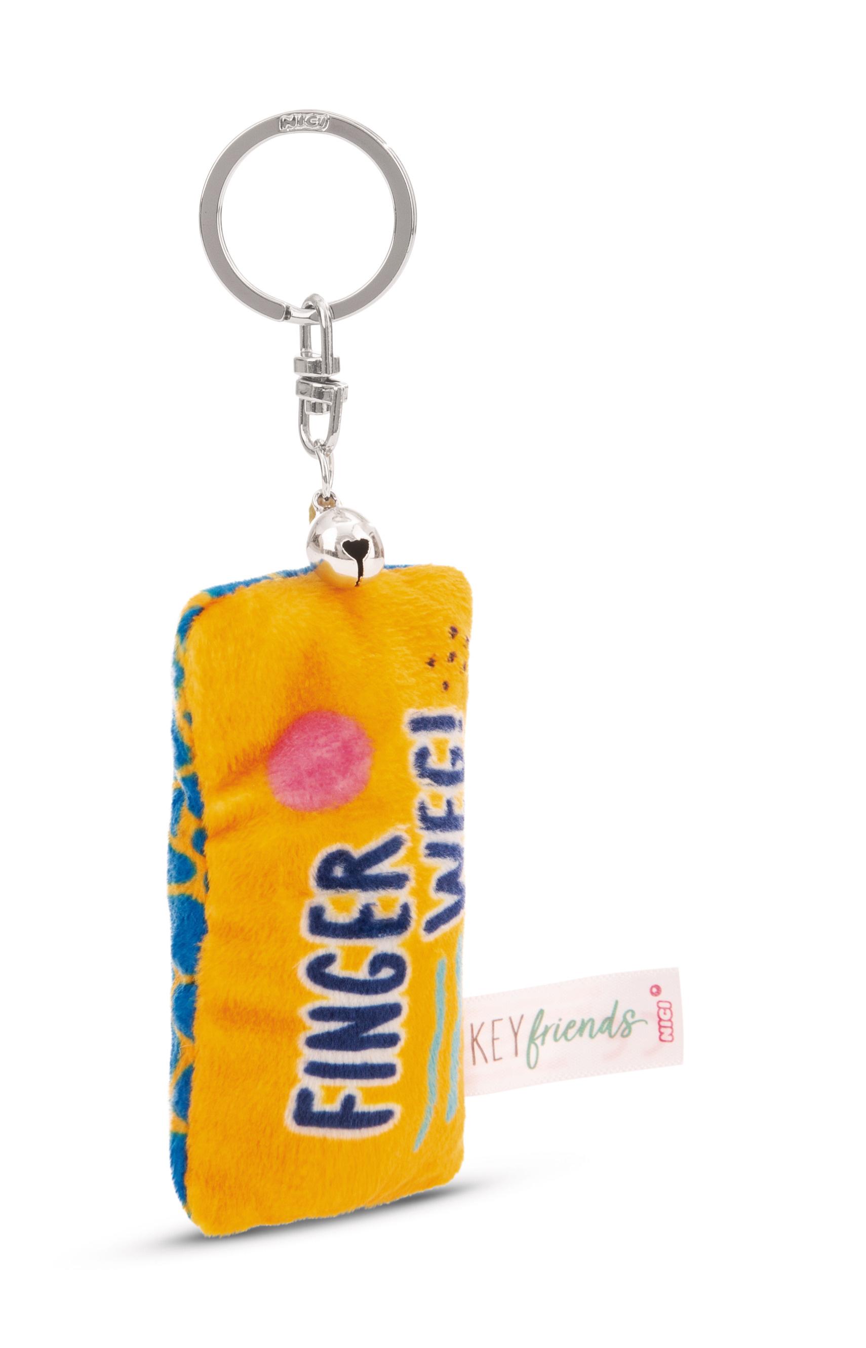 NICI Schlüsselanhänger Mini Plüschkissen »Finger weg!« 8cm