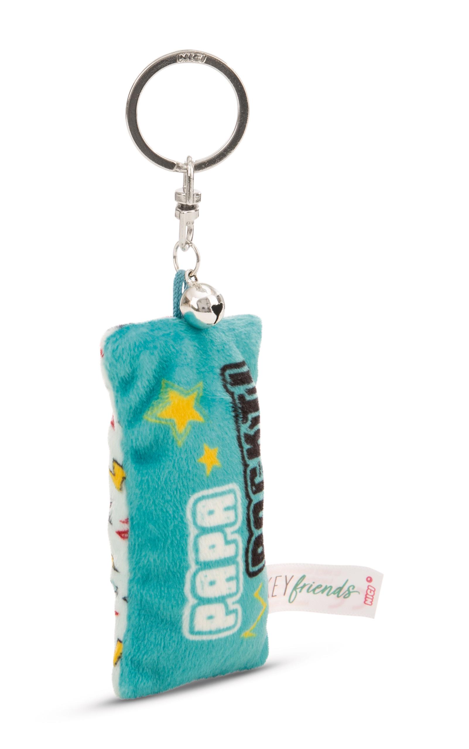 NICI Schlüsselanhänger Mini Plüschkissen »Papa rockt!« 8cm