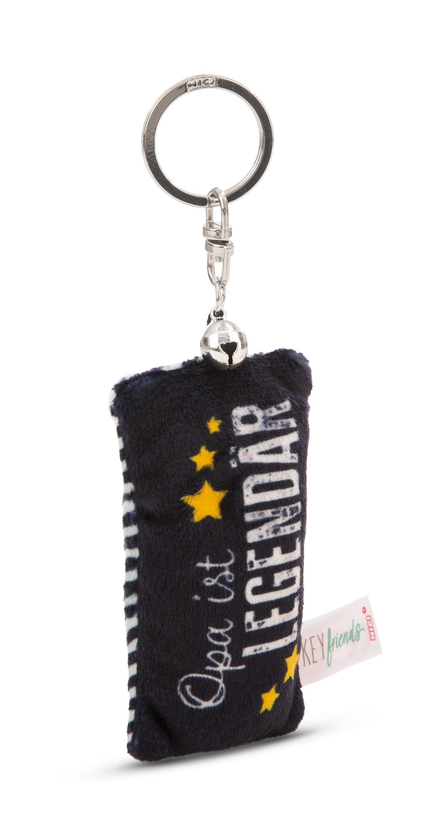 NICI Schlüsselanhänger Mini Plüschkissen »Opa ist legendär« 8cm