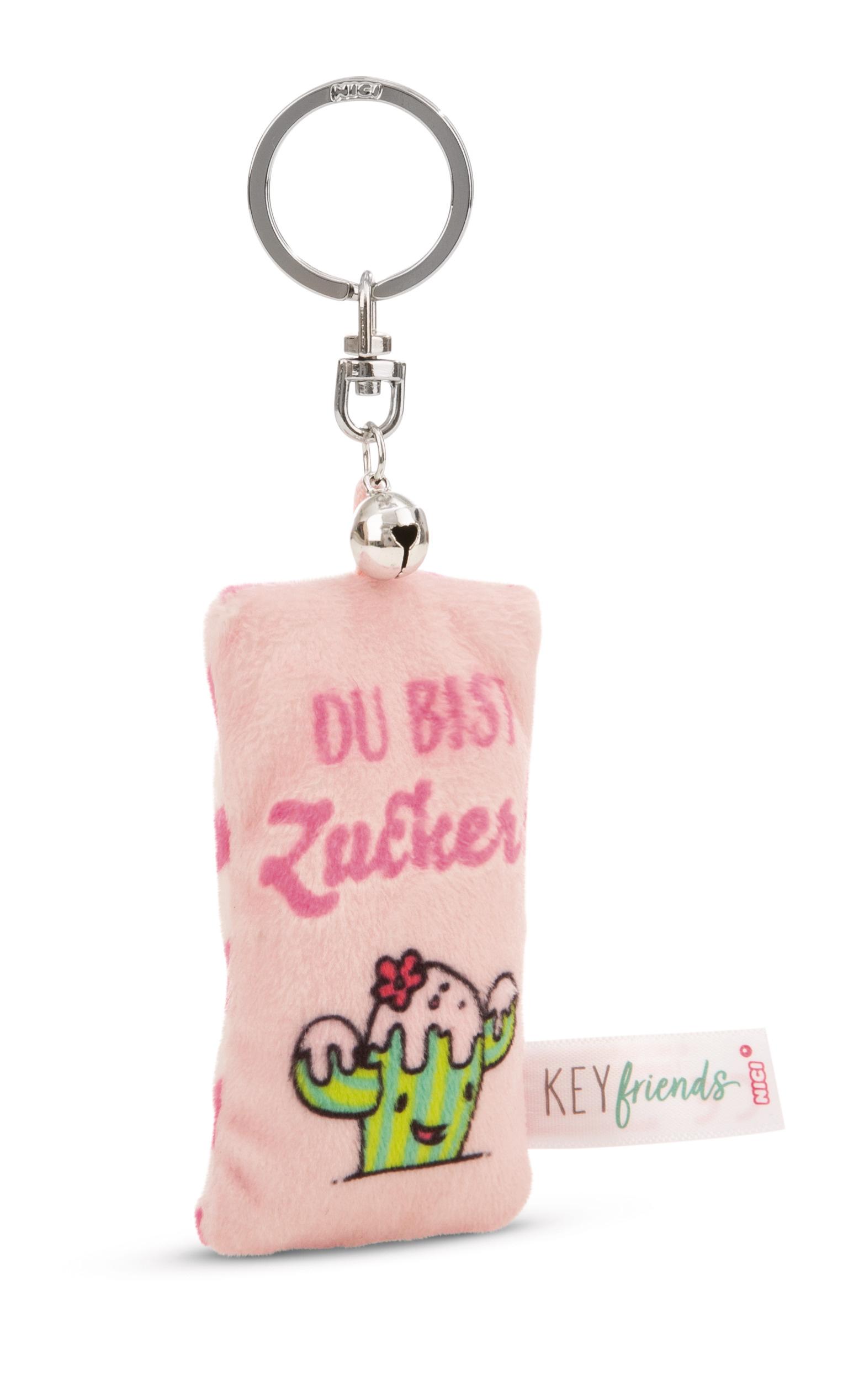 NICI Schlüsselanhänger Mini Plüschkissen »Du bist Zucker!« 8cm