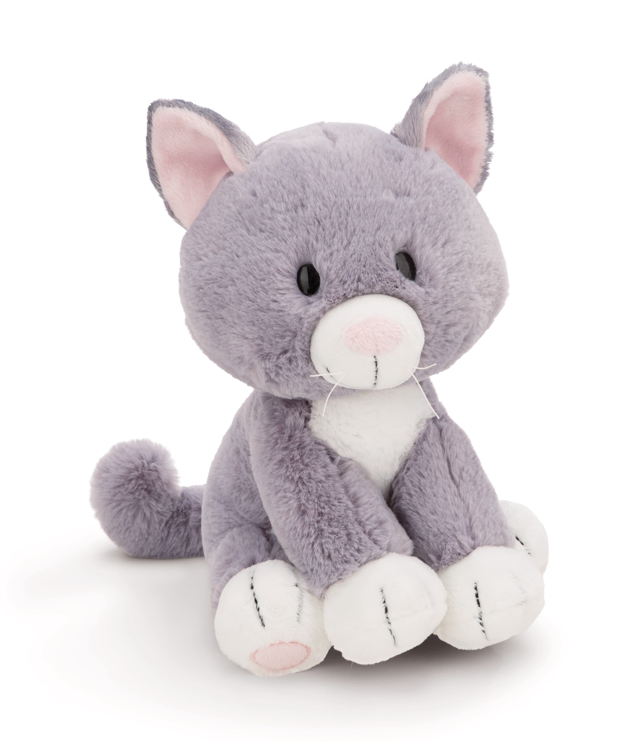 NICI Kuscheltier Katze grau sitzend 20cm GREEN