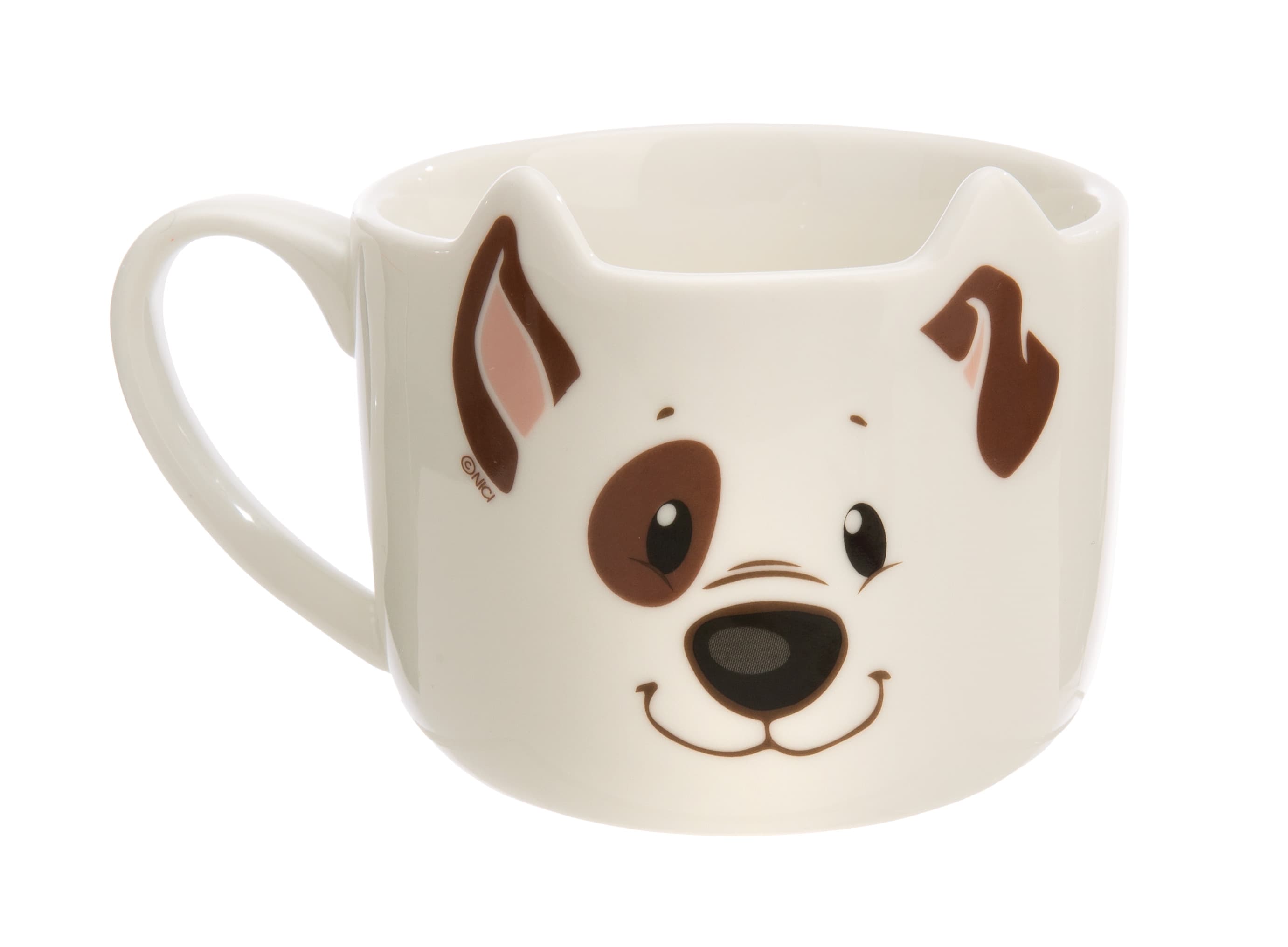 NICI Tasse Hund weiß 350ml