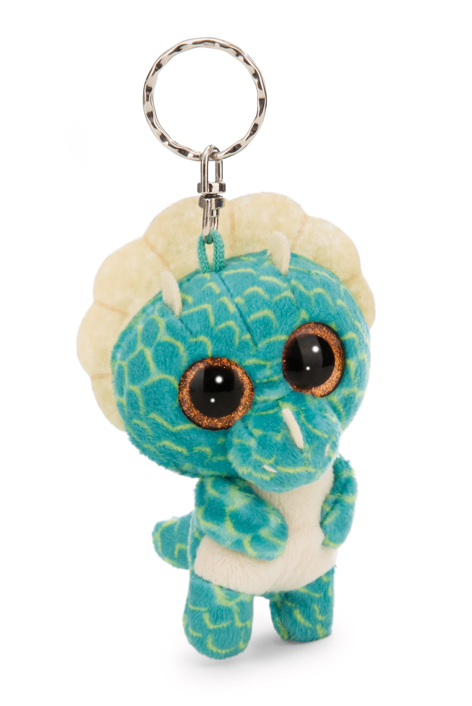 NICI Glubschis Schlüsselanhänger Dino Toppy Tops 9cm