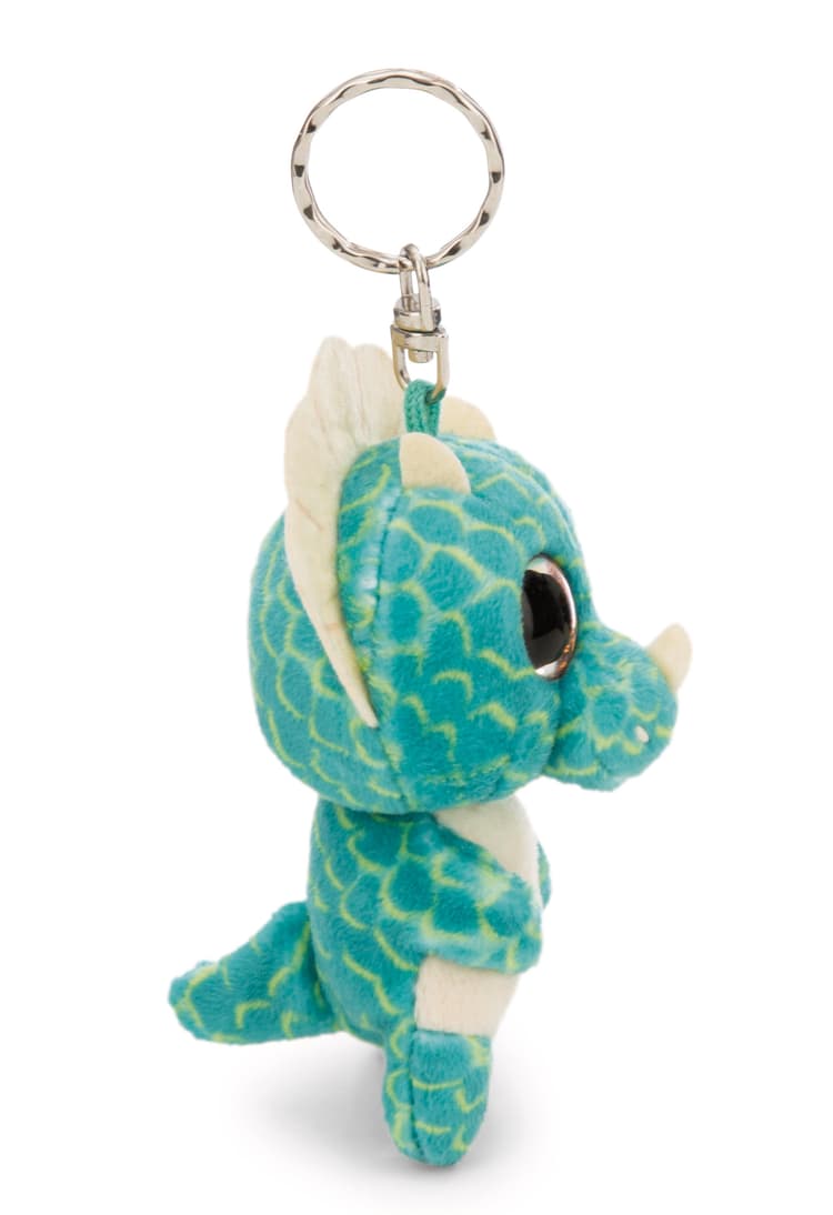 NICI Schlüsselanhänger GLUBSCHIS Dino Toppy Tops 9cm - Grün