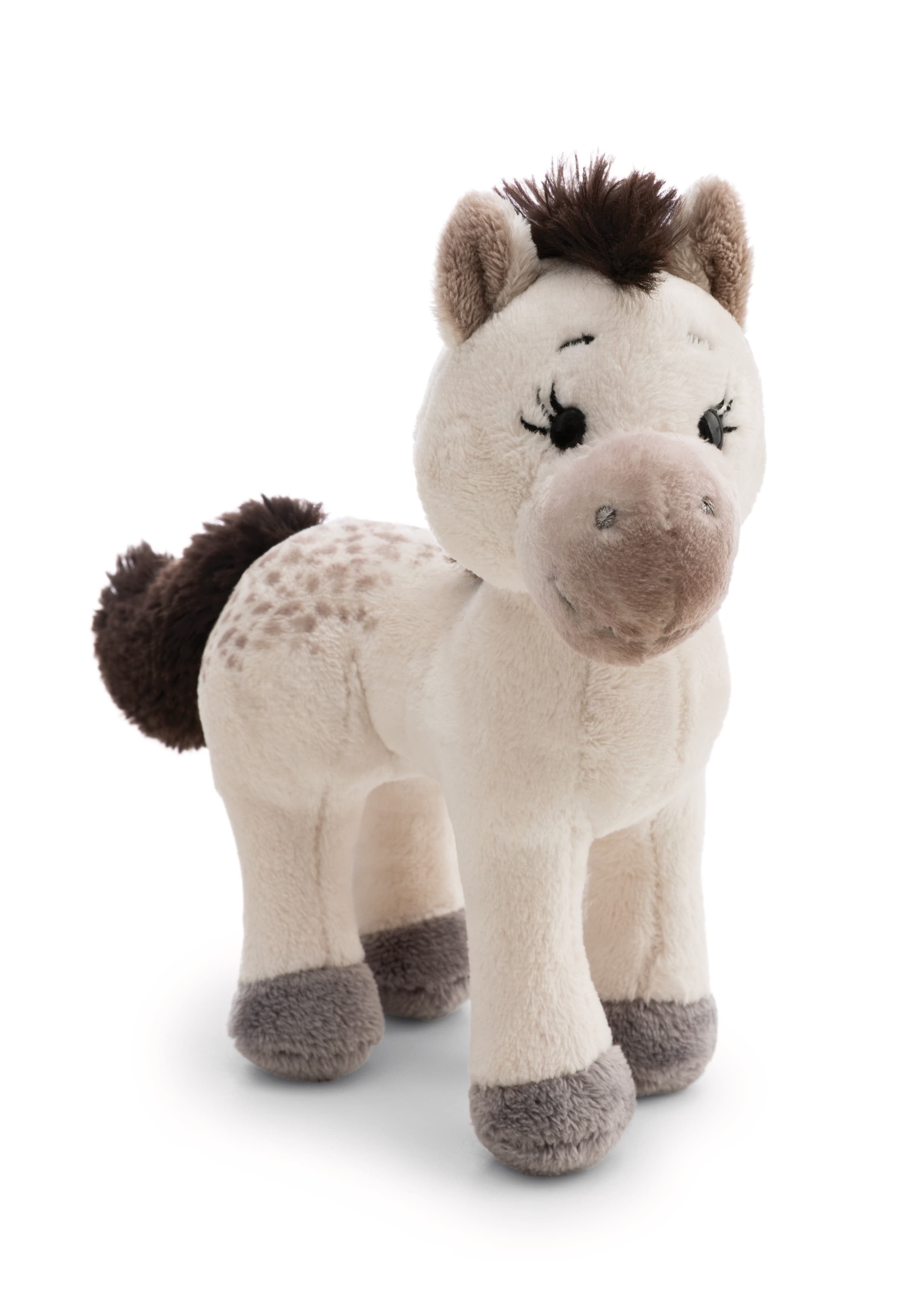 NICI Kuscheltier Pferd weiß Mony K. Pony stehend 17cm GREEN