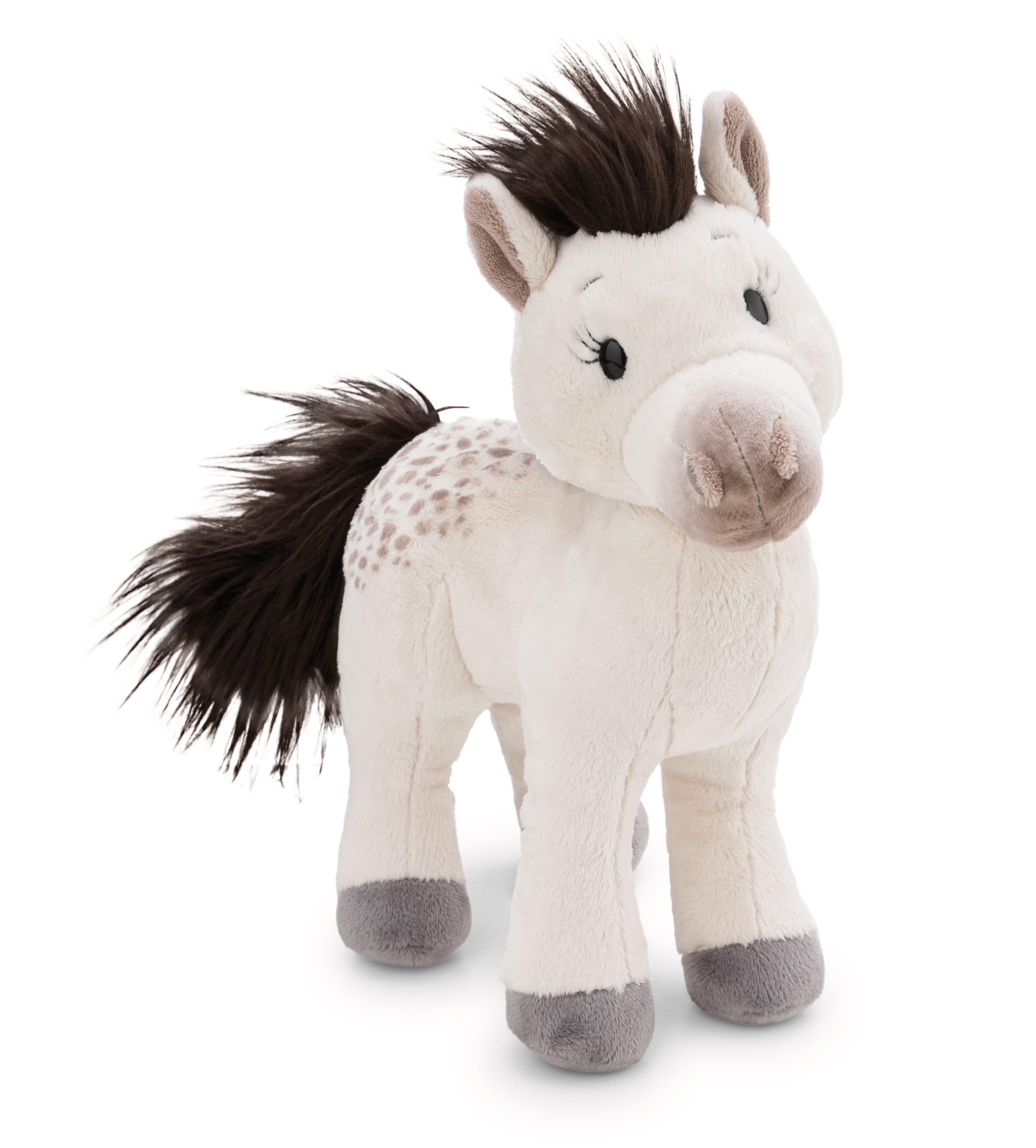 NICI Kuscheltier Pferd weiß Mony K. Pony stehend 27cm GREEN