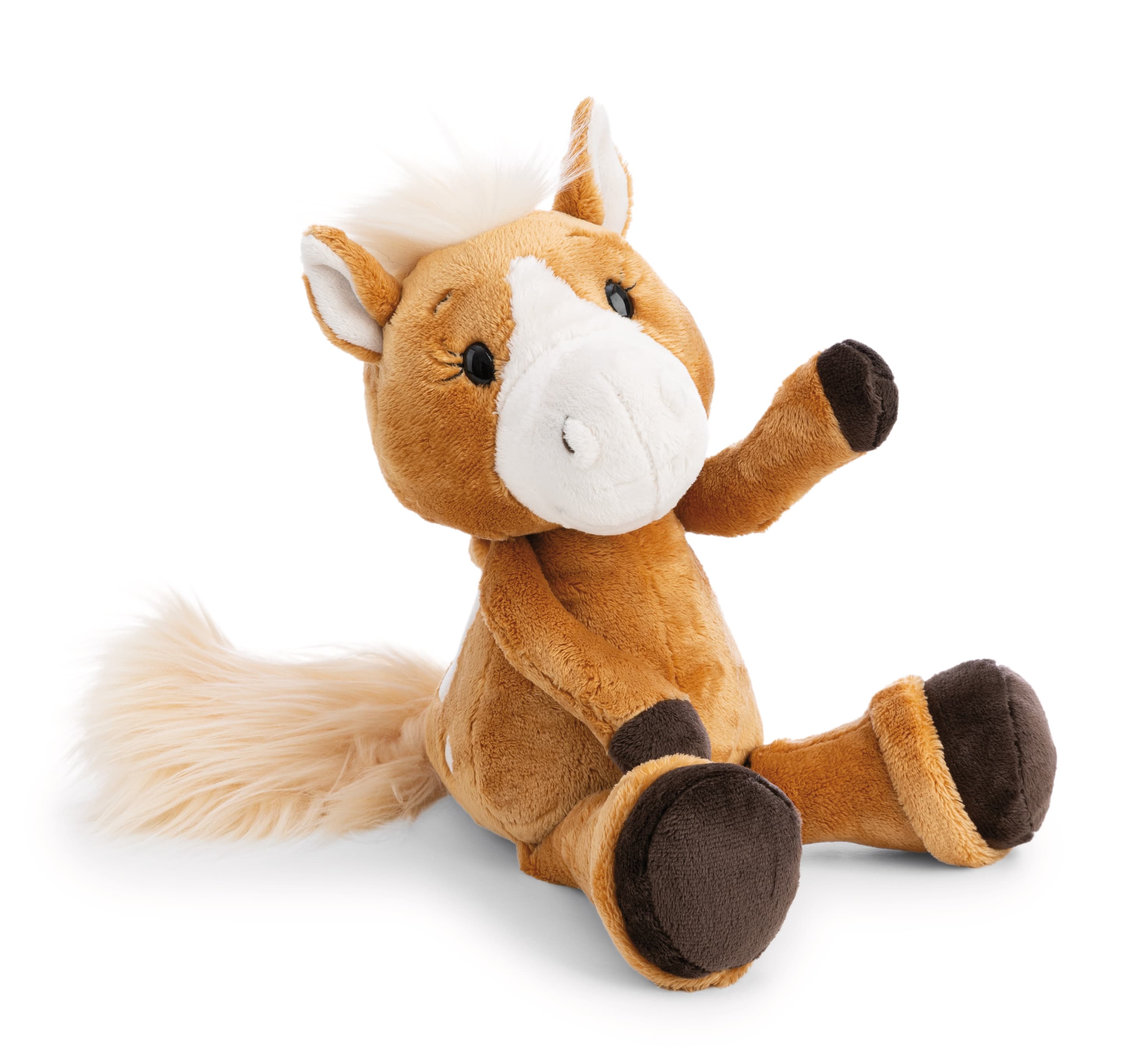 NICI Kuscheltier Pferd braun Holly K. Pony schlenkernd 26cm GREEN