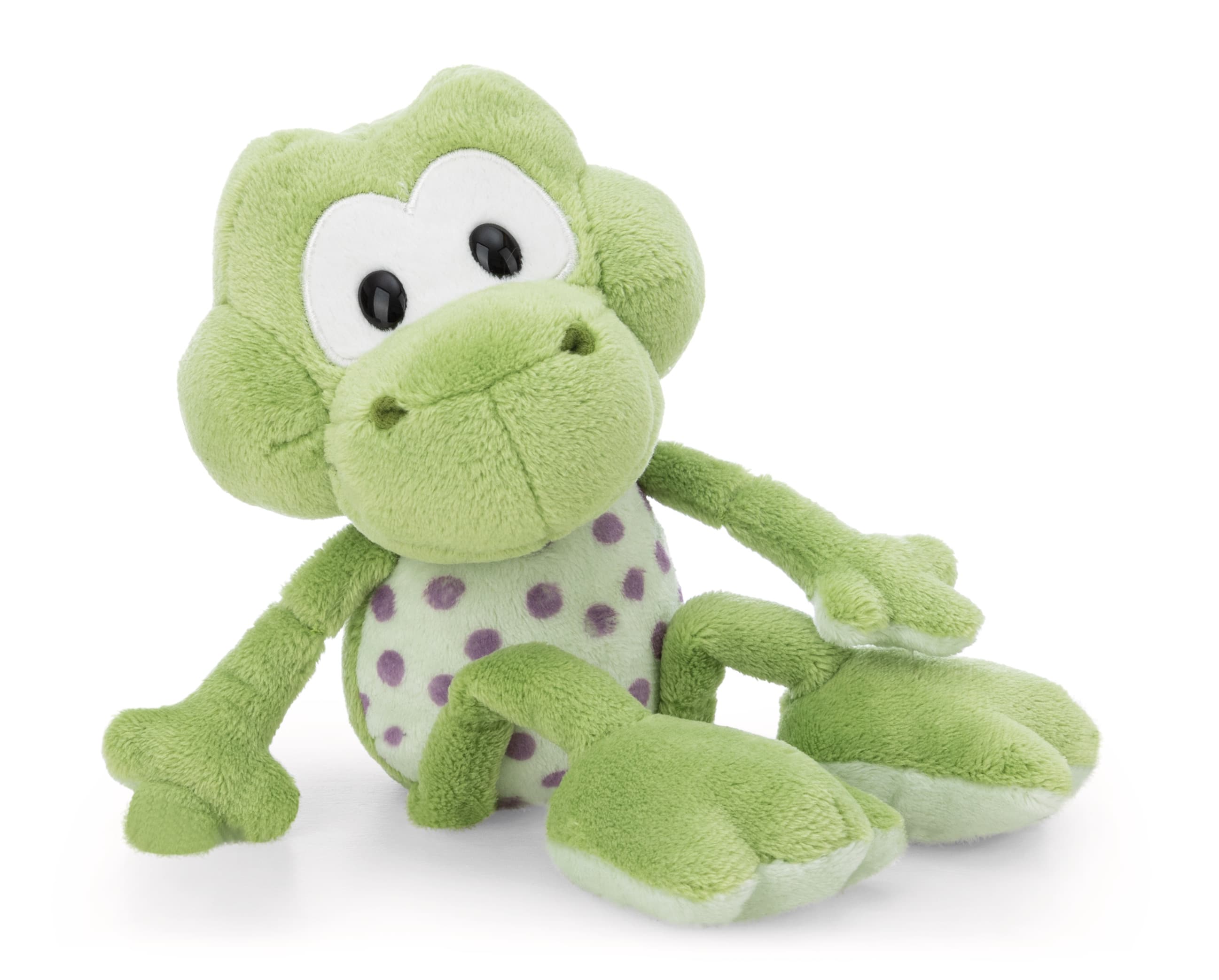 NICI Kuscheltier Frosch Fridolin Frog schlenkernd 18cm GREEN