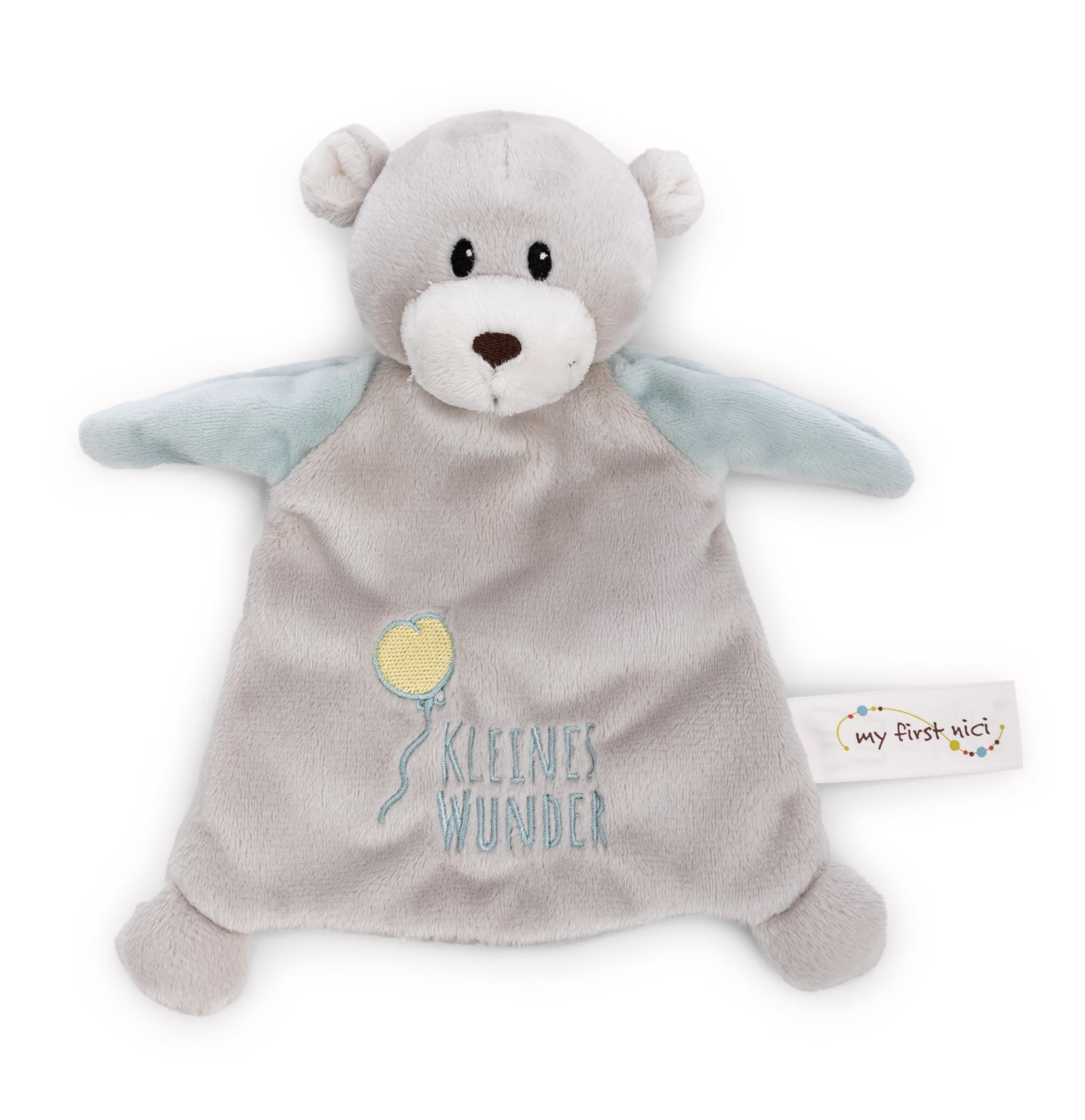 NICI Schmusetuch Bär Finni "Kleines Wunder" 20x17cm an