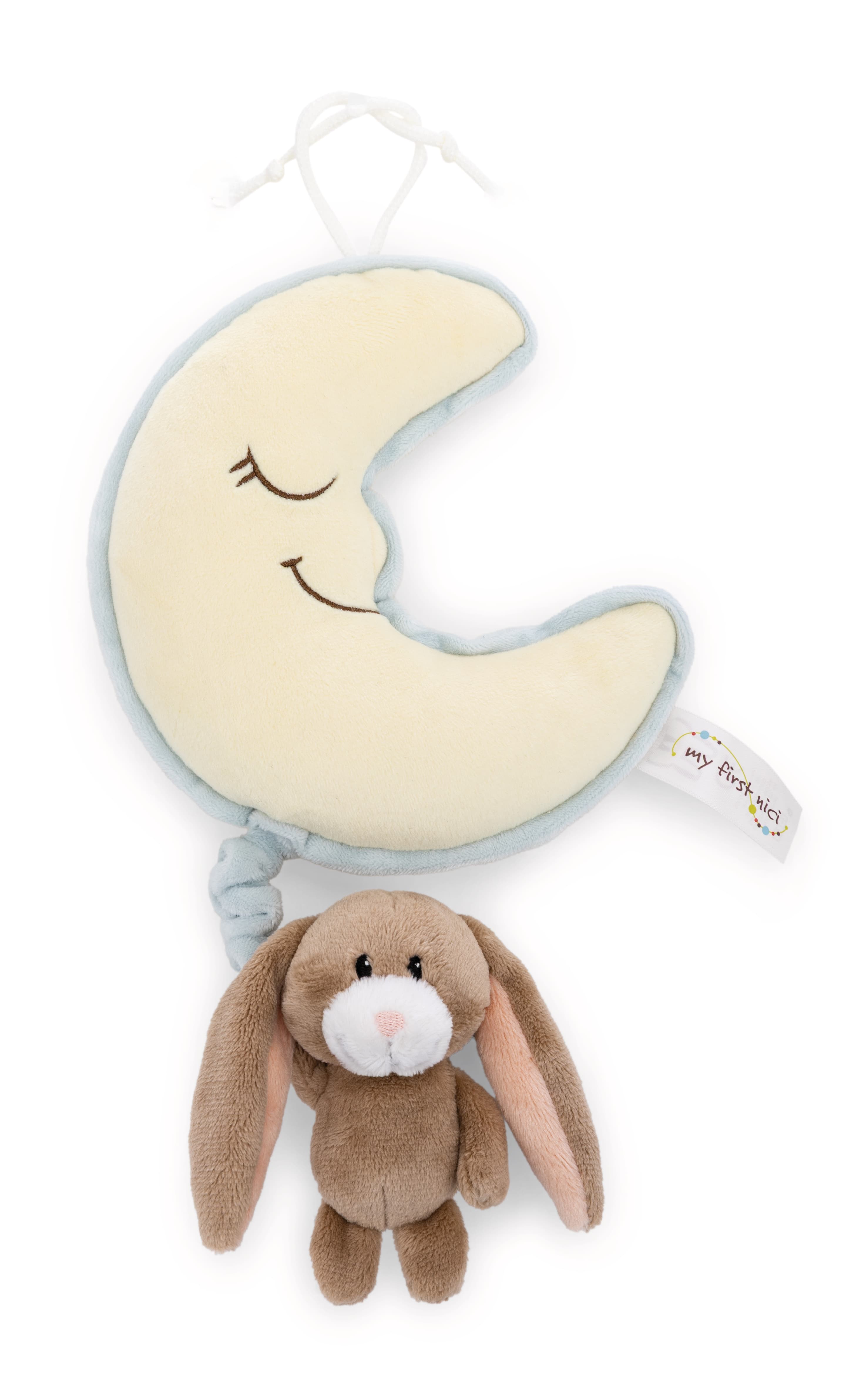 NICI Spieluhr Mond mit Hase Lopino 