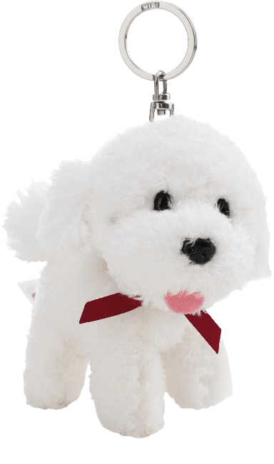 NICI Schlüsselanhänger Bichon Frisé 10cm 