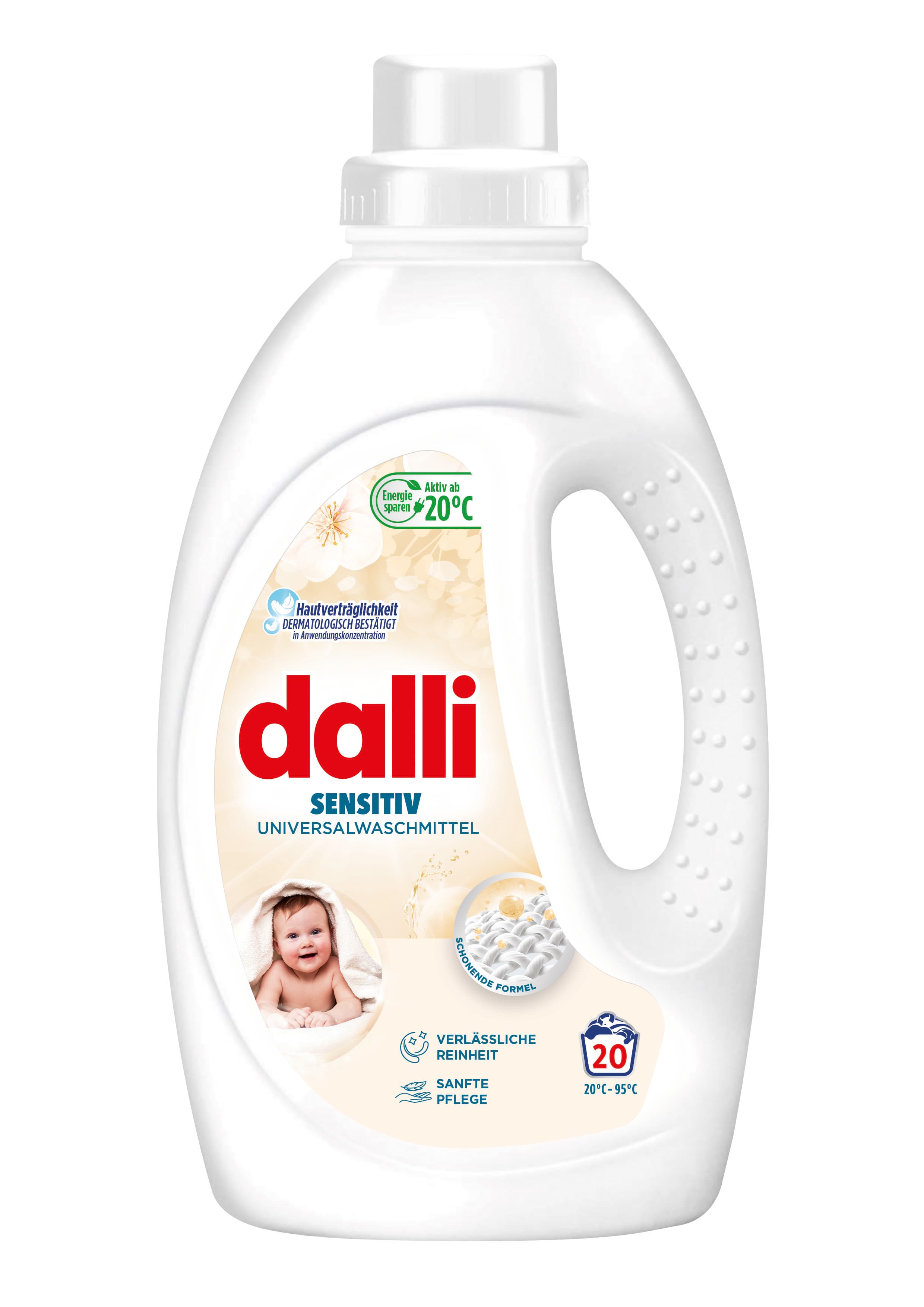 dalli Universalwaschmittel Sensitiv Flüssig 20 WL