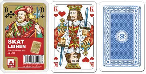Produktbild Nürnberger Spielkarten - Skat Premium Leinen, französisches Bild im Klarsichtetui 2 von 4