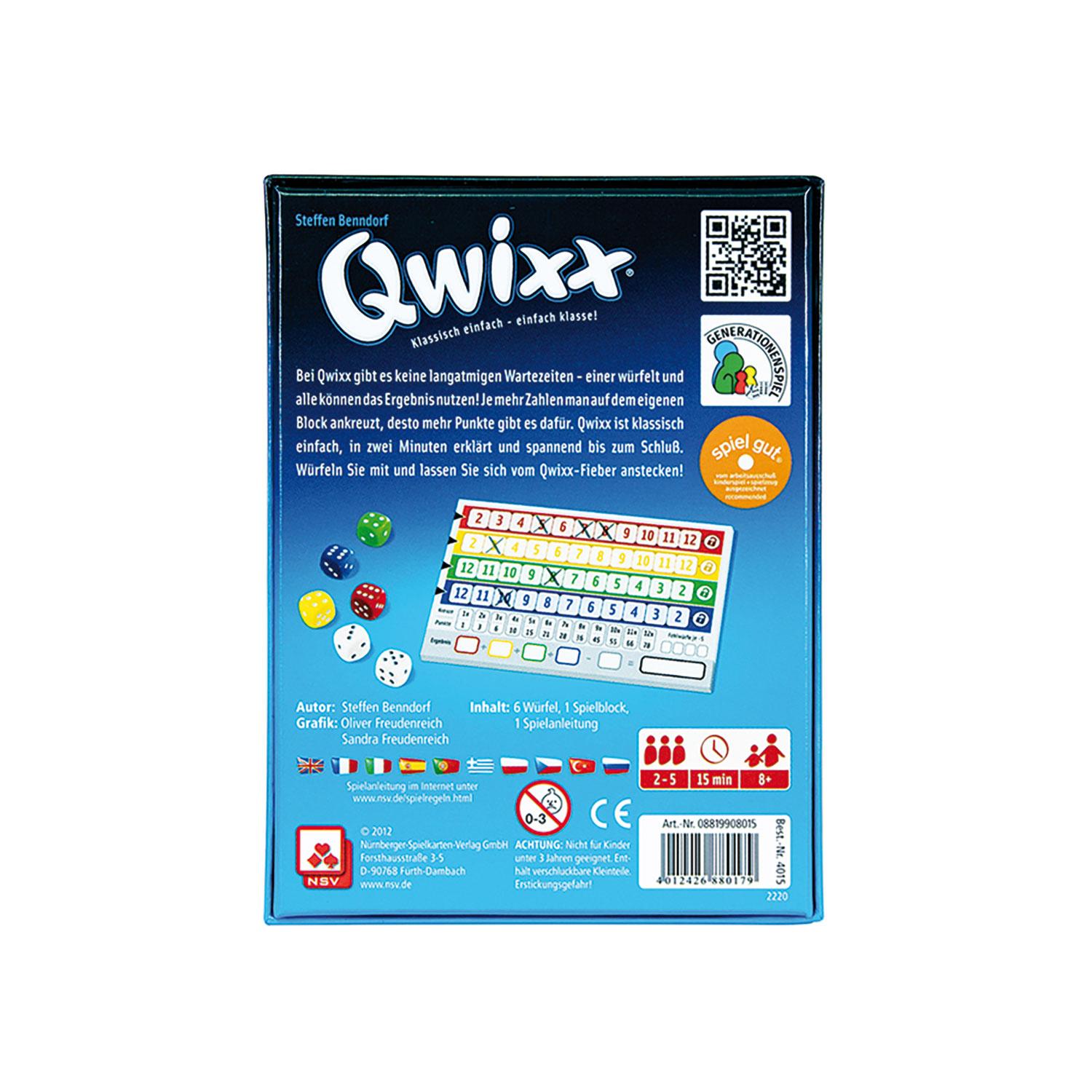 Produktbild Nürnberger Spielkarten Verlag - Qwixx 2 von 5