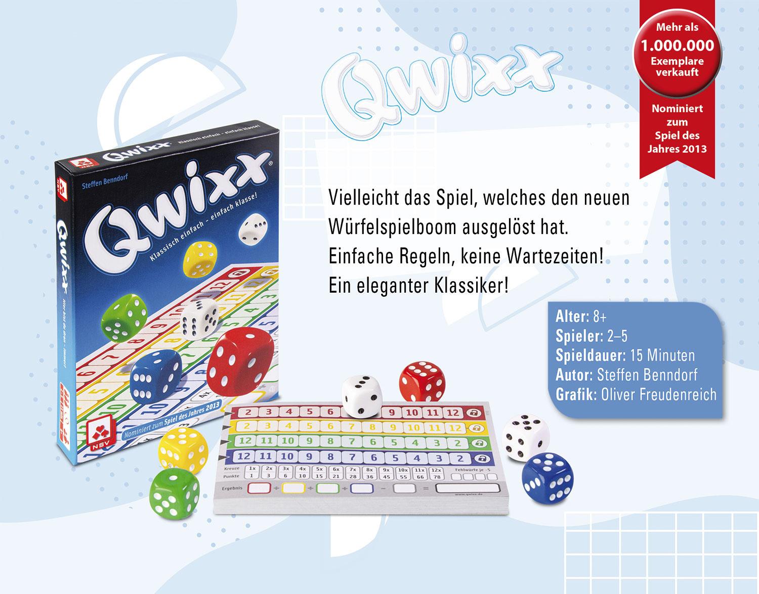 Produktbild Nürnberger Spielkarten Verlag - Qwixx 3 von 5